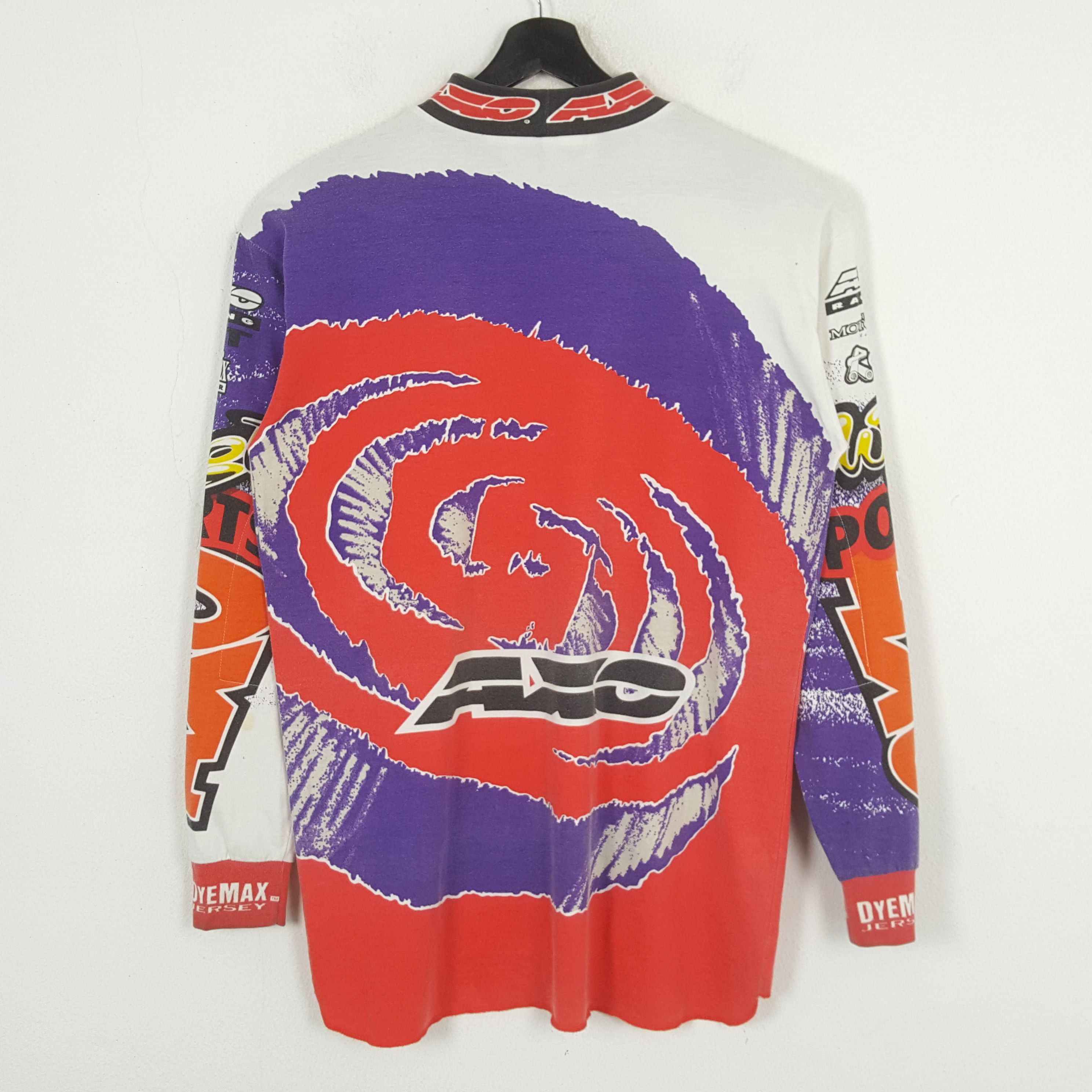 Vintage AXO POWER SPORTS Motocross Racing Style Tshirt C276N78 Size US L / EU 52-54 / 3 - 3 Thumbnail
