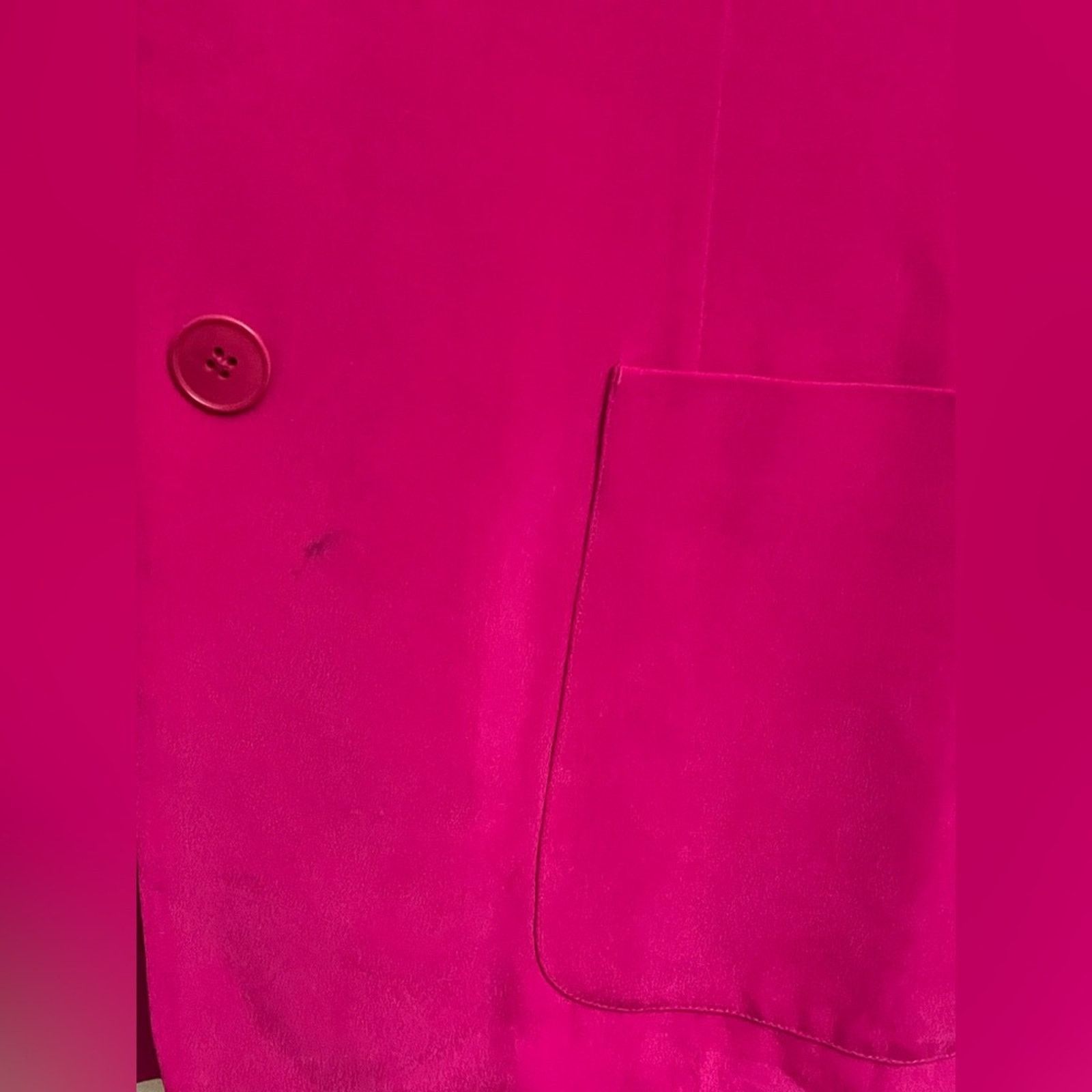 Lauren Ralph Lauren Lauren Ralph Lauren 100% Silk Button Blazer Fuschia Sz 6 Size M / US 6-8 / IT 42-44 - 7 Thumbnail