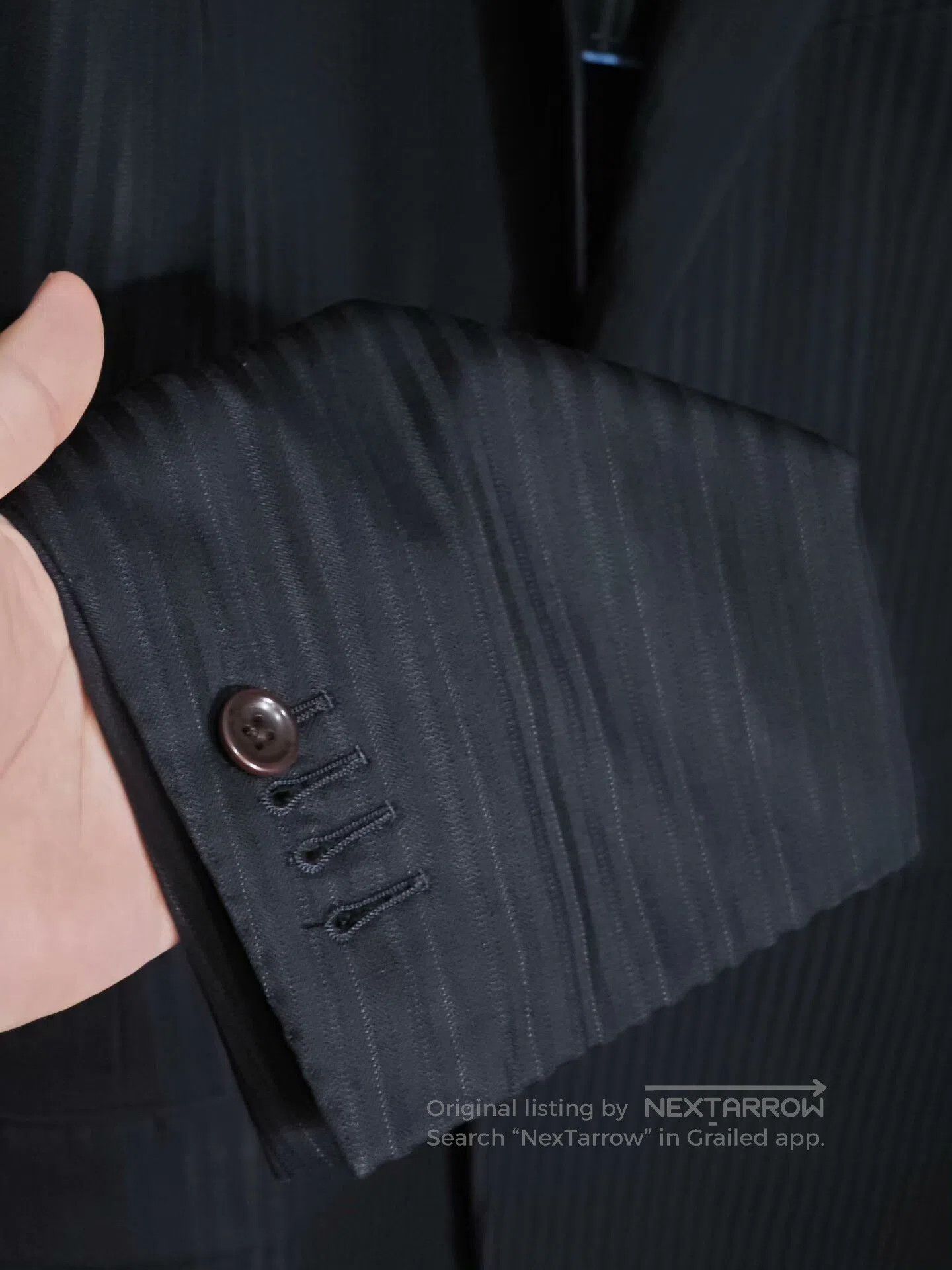 Japanese Brand Custom Italian Wool Linen Suit. Size US M / EU 48-50 / 2 - 4 Thumbnail