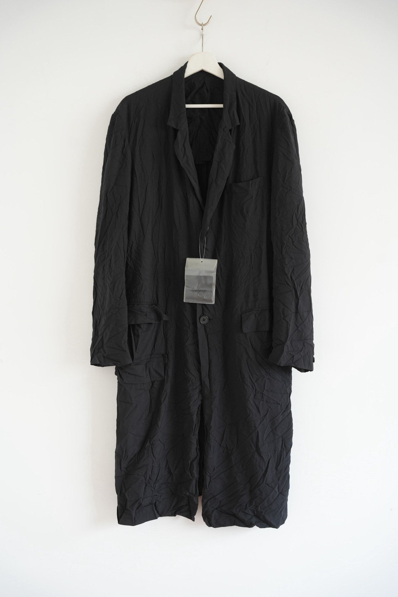Yohji Yamamoto Yohji Yamamoto 18SS Pleated Dr.Jkt Coat Size US L / EU 52-54 / 3 - 1 Thumbnail