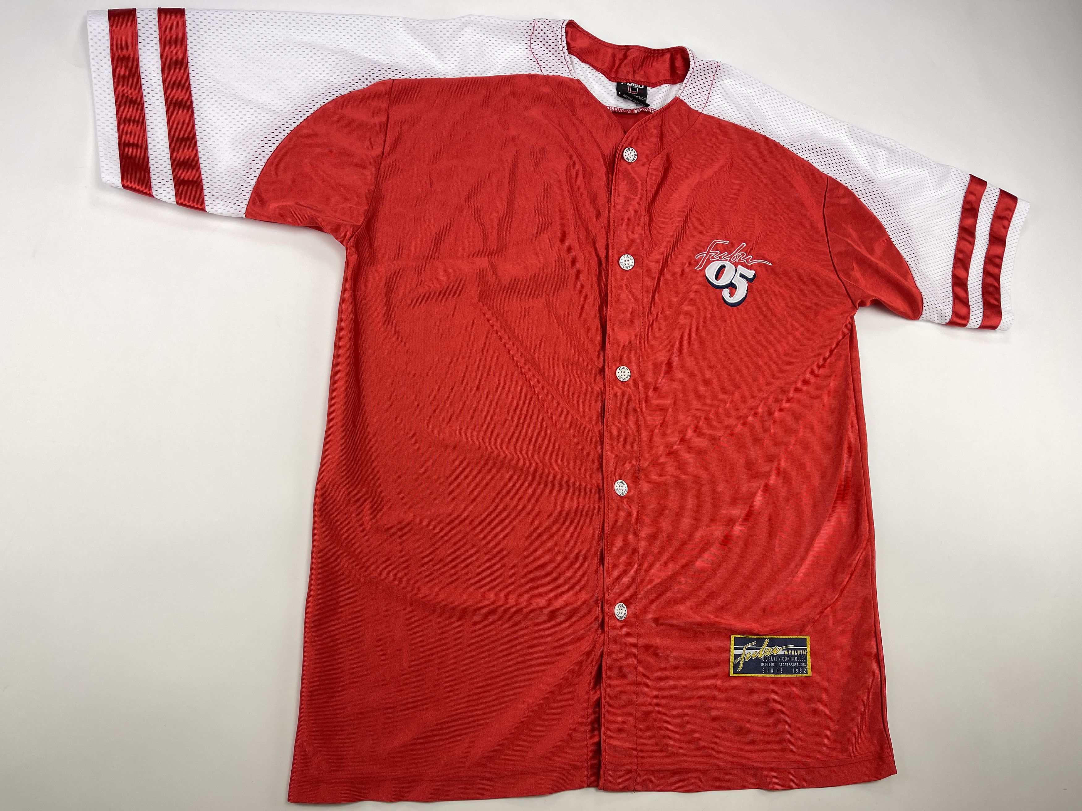 Fubu FUBU jersey, red, vintage hip hop t-shirt, 90s hip hop L Size US L / EU 52-54 / 3 - 5 Thumbnail