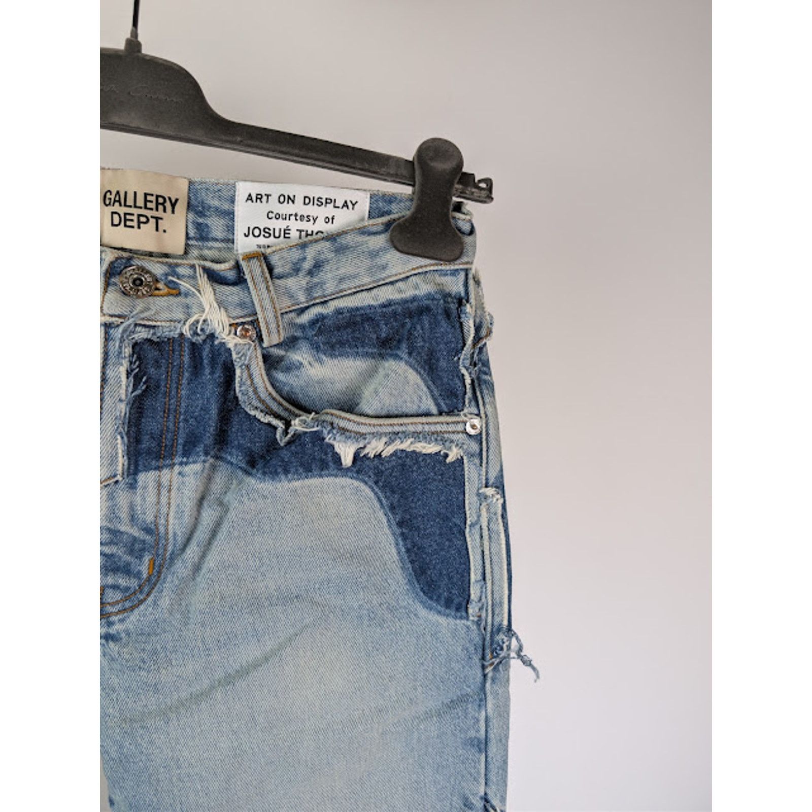 Gallery Dept. o1rshd1 Patchwork Flared Denim Jeans in Indigo Blue Size US 38 / EU 54 - 5 Thumbnail