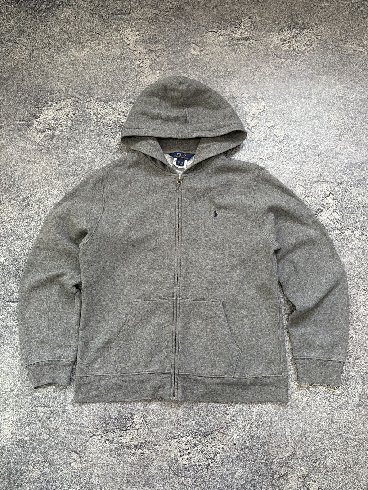 Polo Ralph Lauren Polo Ralph Lauren Grey Heather Pony Logo Zip Up Hoodie L Size US S / EU 44-46 / 1 - 3 Thumbnail