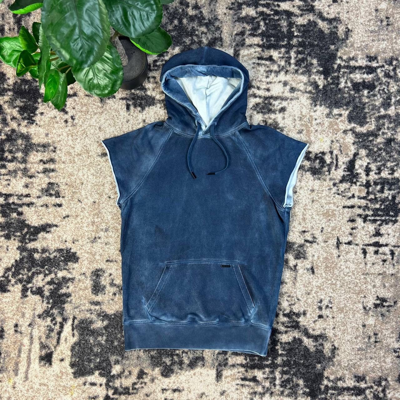 Diesel Diesel Mini Logo Luxury Denim Style Hooded Vest Size US M / EU 48-50 / 2 - 1 Thumbnail