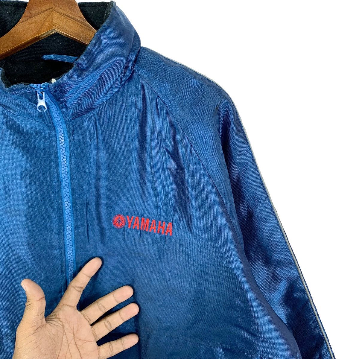 Vintage VINTAGE YAMAHA RACING LIGHT ZIPPER JACKET Size US L / EU 52-54 / 3 - 4 Thumbnail