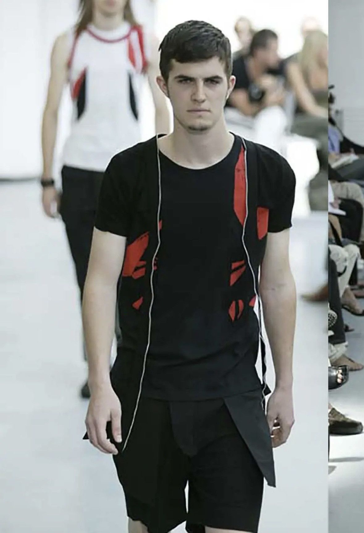 Helmut Lang Helmut Lang SS03 Abstract Printed T-Shirt Size US M / EU 48-50 / 2 - 11 Thumbnail