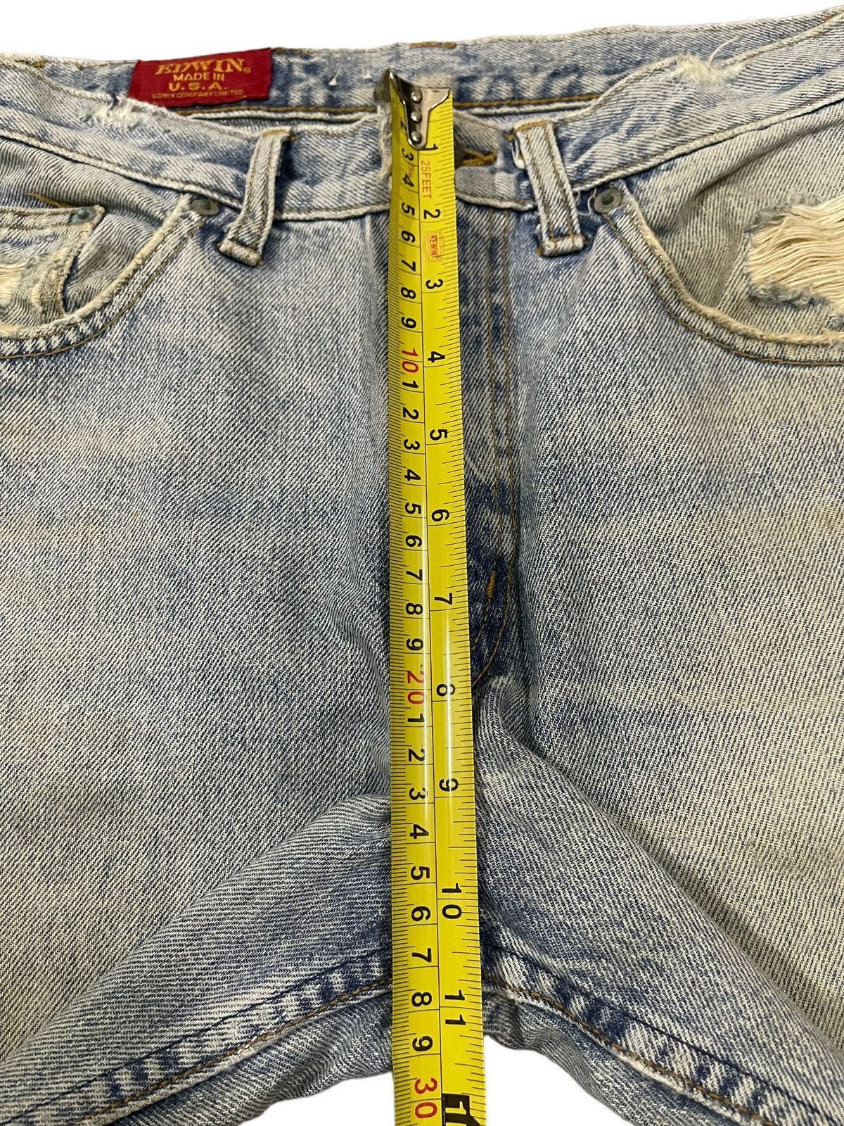 Edwin Vintage 90s Edwin Made in Usa Distressed Style Jeans Size US 28 / EU 44 - 15 Thumbnail