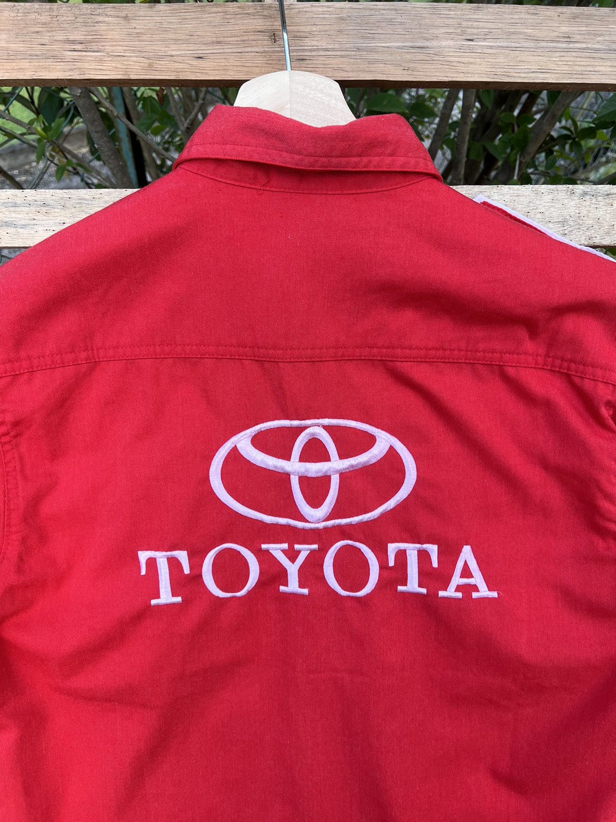 Japanese Brand Toyota Panasonic Formula 1 Racing Shirt Button Up Size US L / EU 52-54 / 3 - 11 Thumbnail