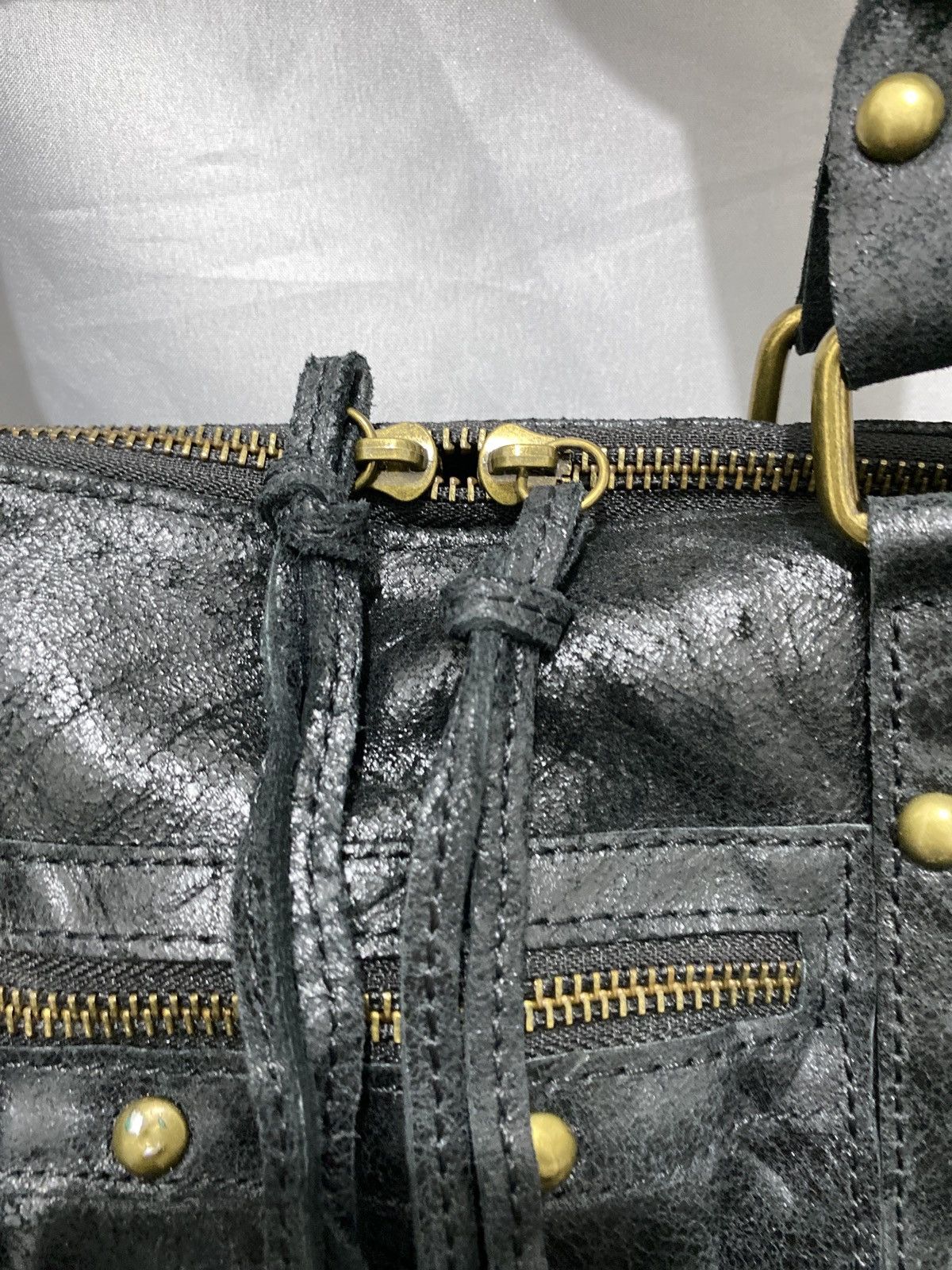5351 POUR LES HOMMES Vintage Leather City Bag Shoulder Bag Size ONE SIZE - 6 Thumbnail