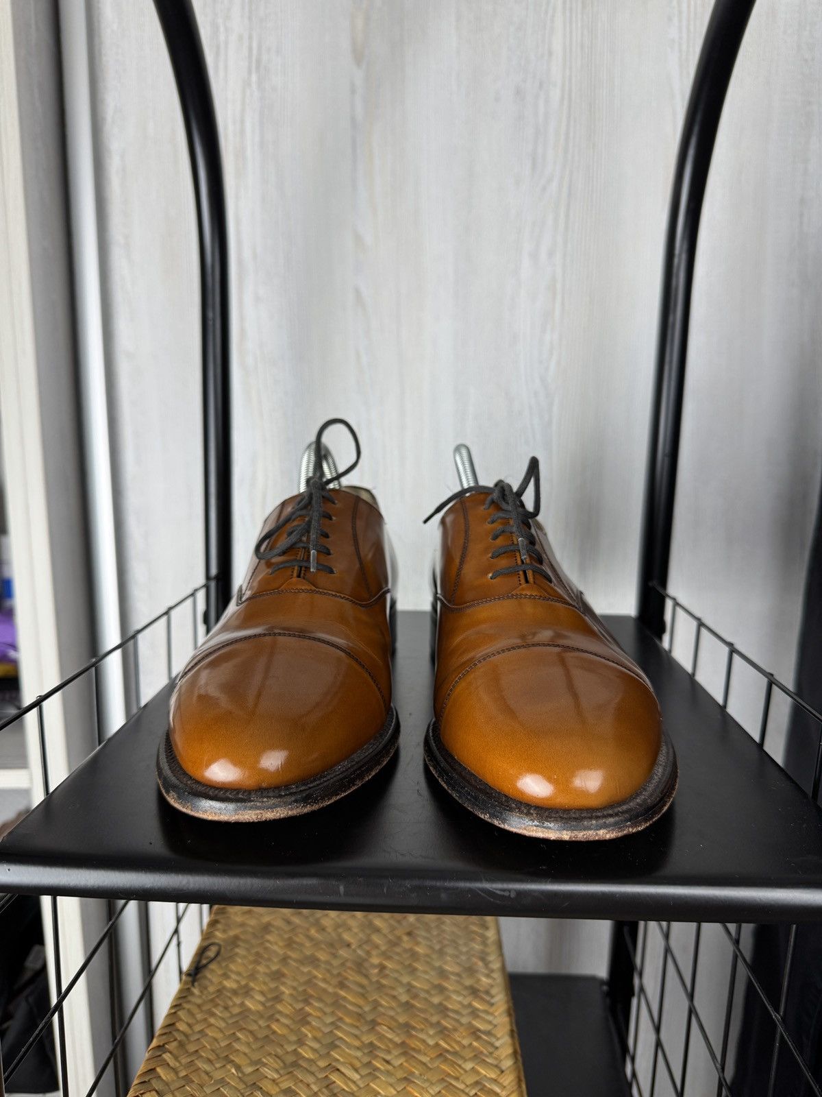 Barker Barker mens brown leather oxford formal shoes size 7.5UK Size US 8.5 / EU 41-42 - 5 Thumbnail