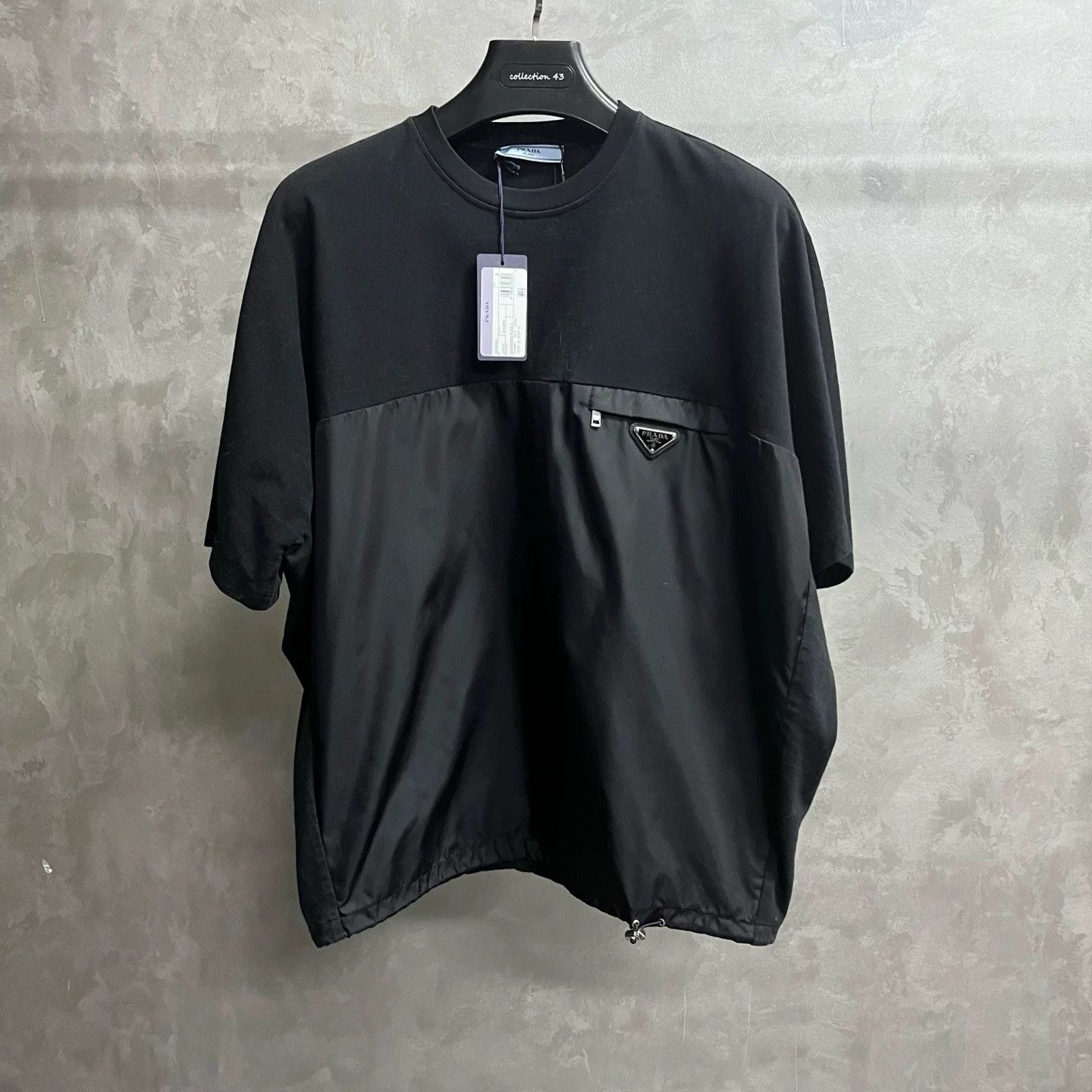 Prada Prada Latest Black Logo Round Neck T-shirt Size US S / EU 44-46 / 1 - 1 Thumbnail