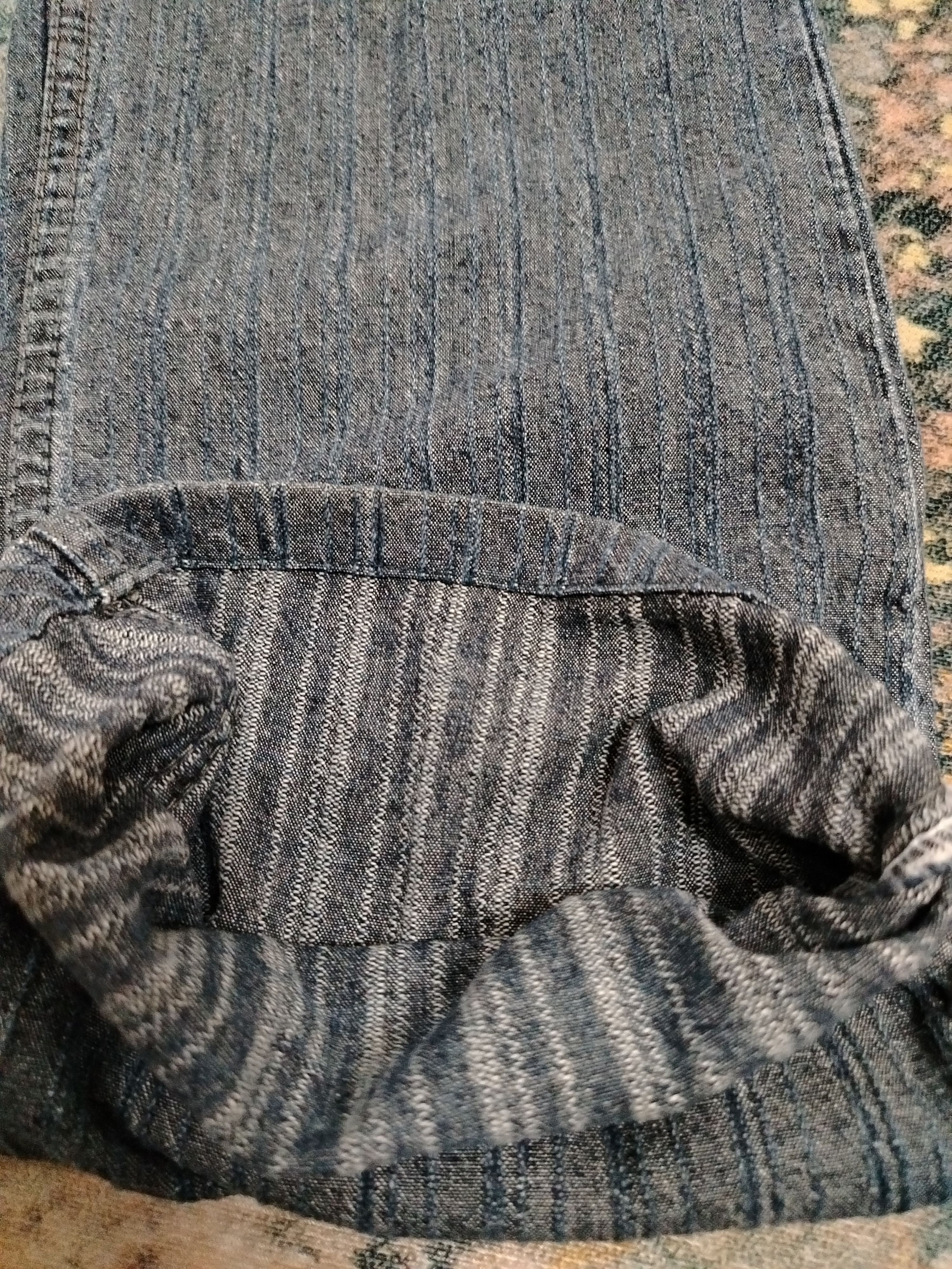 Versace Jeans Couture Vintage Versace pintstrip striped jeans Size 29" - 6 Thumbnail