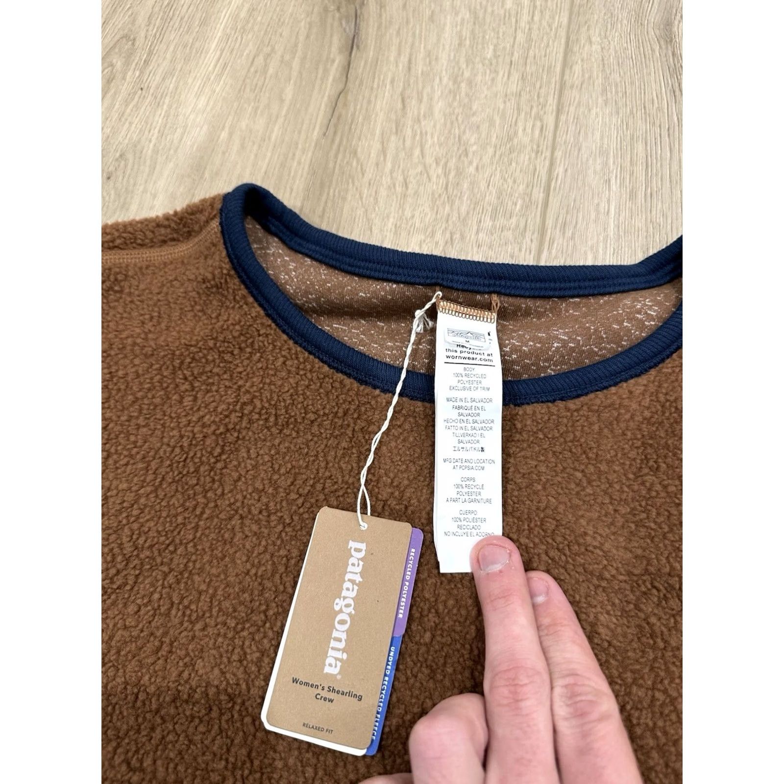 Patagonia Patagonia Sweatshirt Crew Neck Fleece Reversible Relaxed Fit Womens M Brown Size M / US 6-8 / IT 42-44 - 6 Thumbnail
