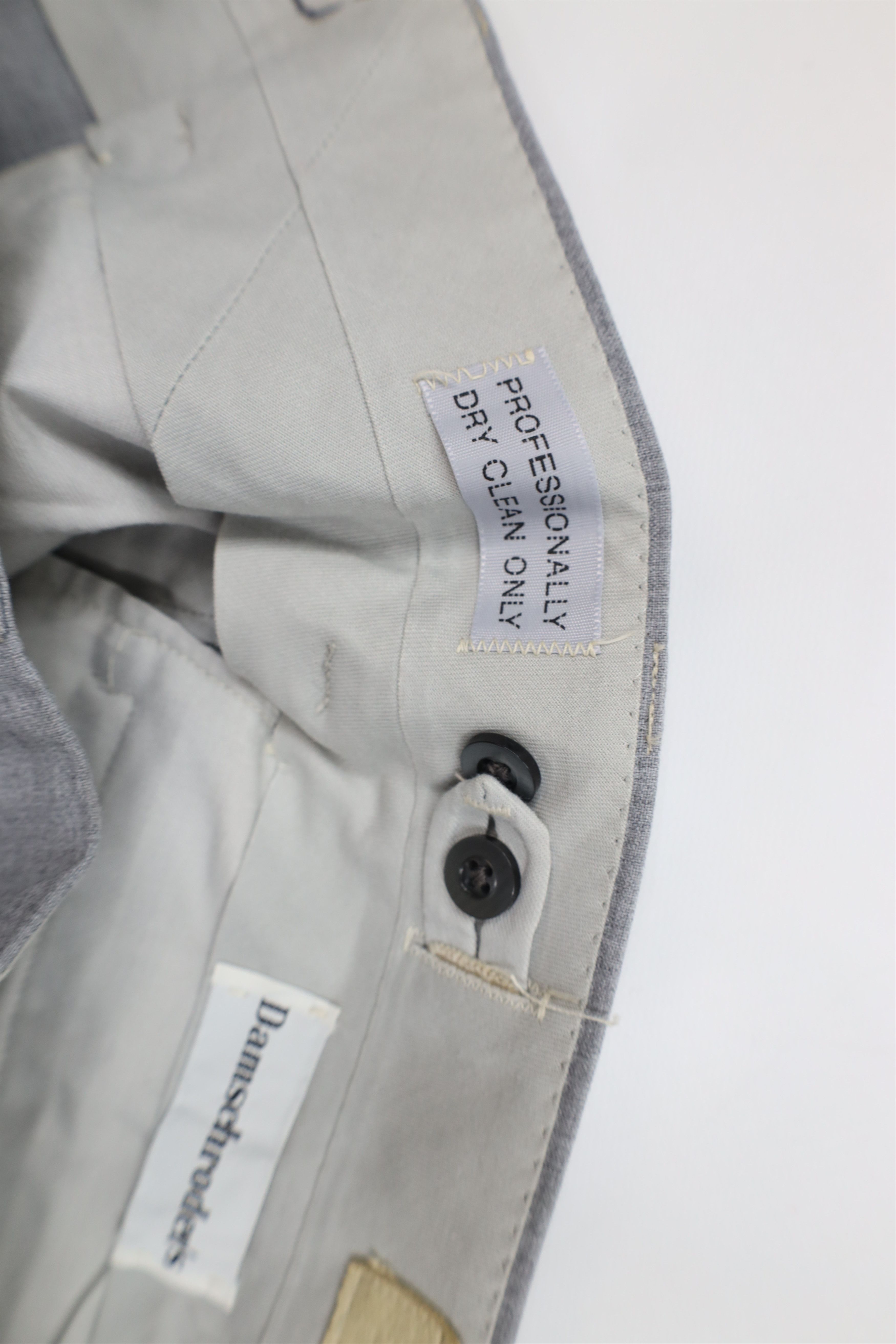 Vintage Vintage 70s Streetwear Chambray Bell Bottoms Pants Gray USA Size US 36 / EU 52 - 7 Thumbnail