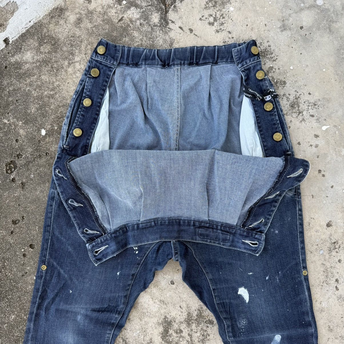 Issey Miyake × mercibeaucoup VINTAGE MERCIBEAUCOUP BY ISSEY MIYAKE DENIM PANTS Size US 28 / EU 44 - 9 Thumbnail