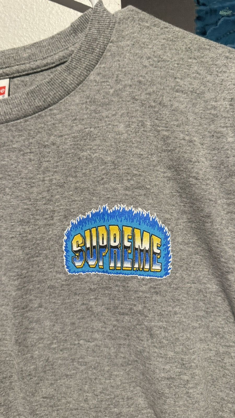 Supreme Supreme Chrome Fire Tee Size US M / EU 48-50 / 2 - 4 Thumbnail