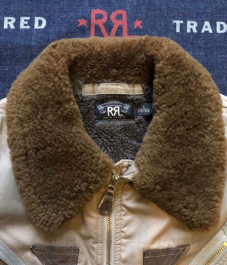 RRL Ralph Lauren RRL Ralph Lauren Type-A2 Navy Pilot Jacket Cotton Jacket Size US S / EU 44-46 / 1 - 4 Thumbnail