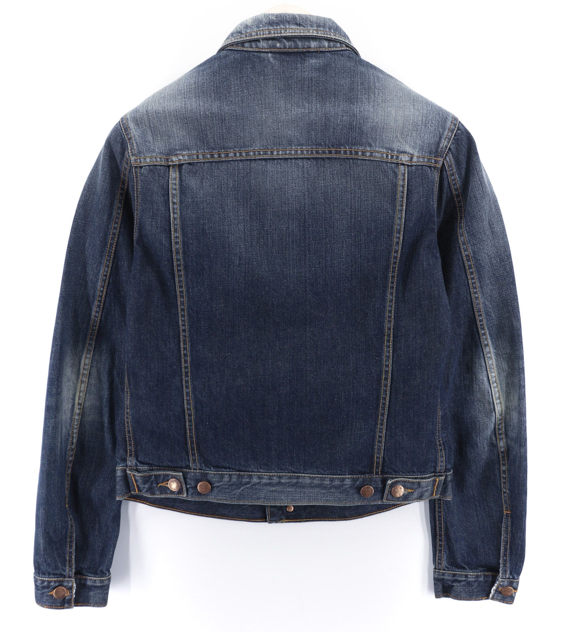 Nudie Jeans TERRY ORG. CONTRAST S Organic Cotton Denim Jacket 80382 Size US S / EU 44-46 / 1 - 2 Thumbnail