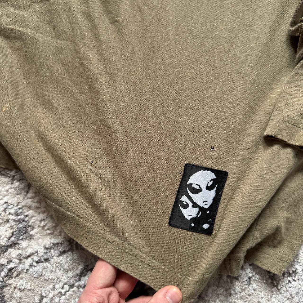 Shorty's Skateboards Rare Igor Alien 1995 Retro Baggy Khaki Skate Vintage LS Size US M / EU 48-50 / 2 - 5 Thumbnail