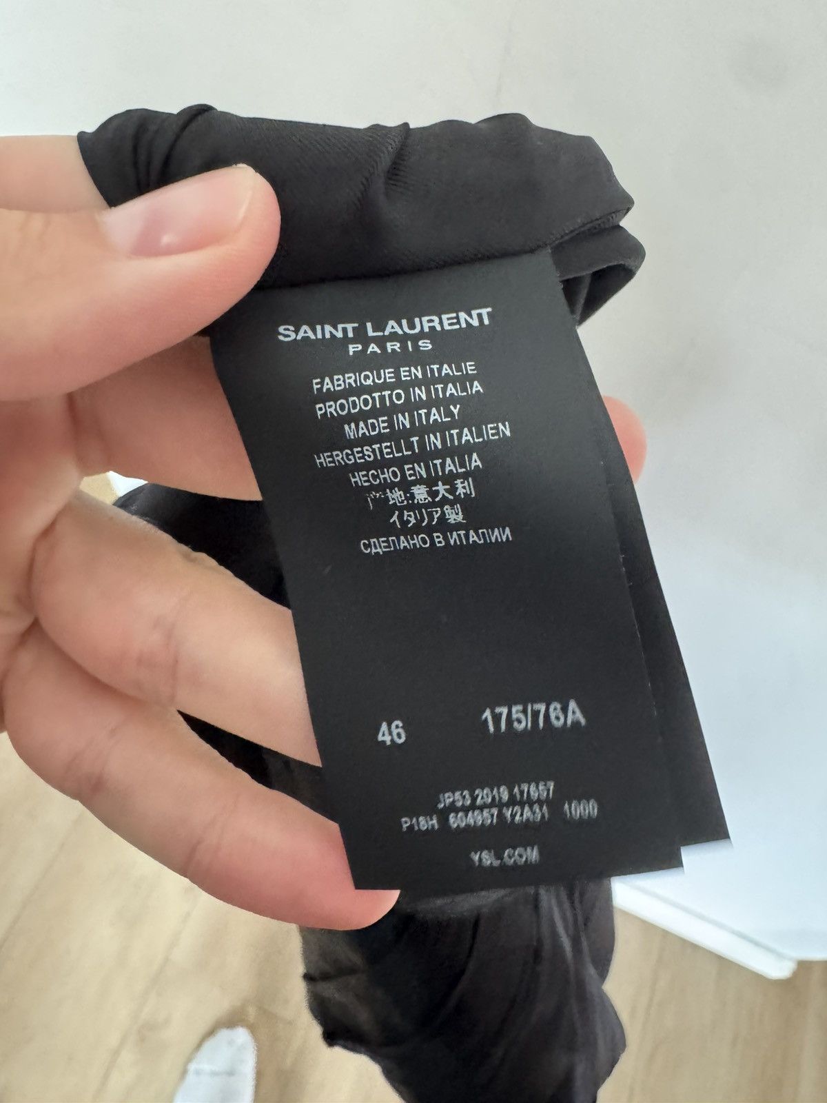 Saint Laurent Paris Silk Pleated Trousers Runway Size US 30 / EU 46 - 5 Thumbnail