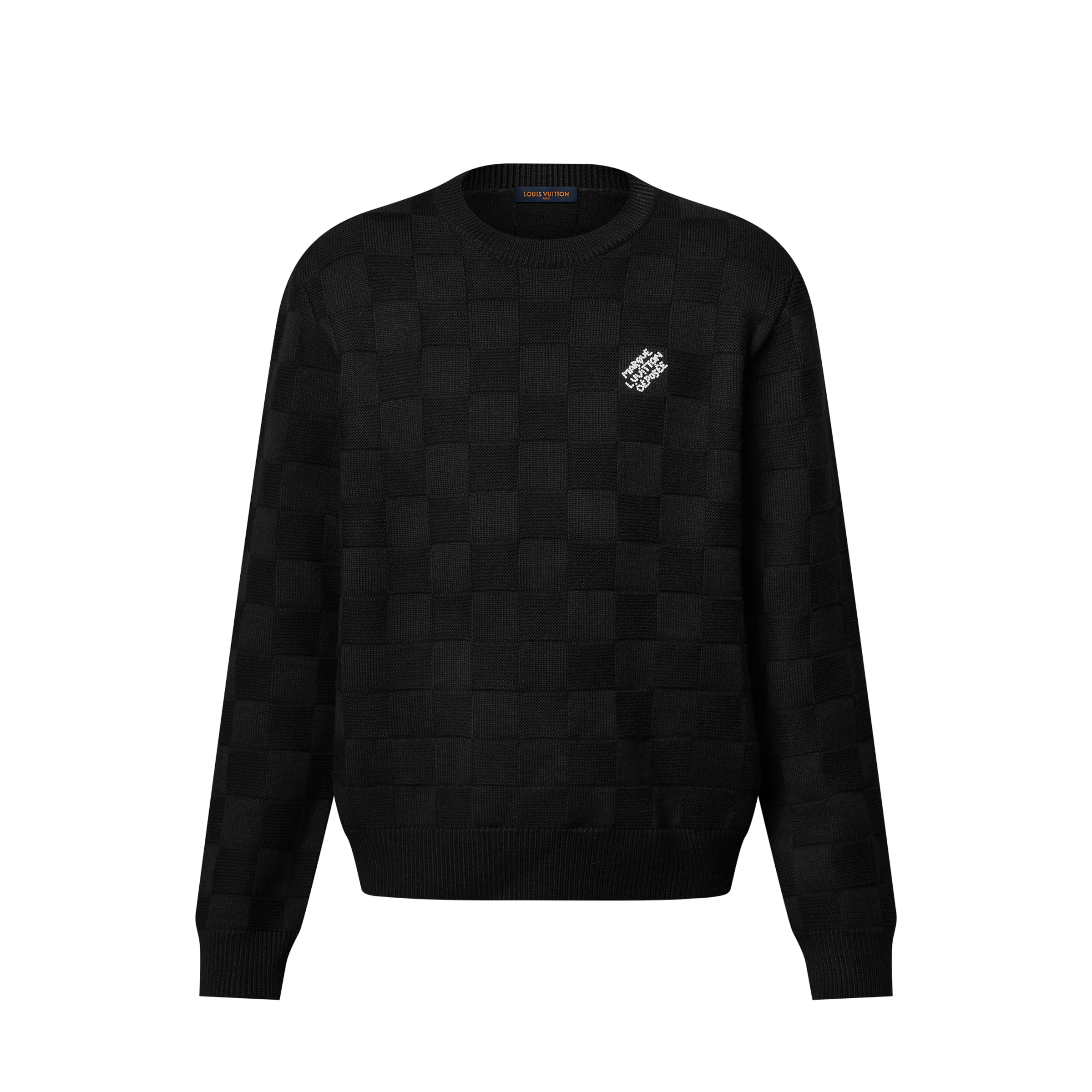 Louis Vuitton Embellished Wool Damier Jumper Size US XS / EU 42 / 0 - 3 Thumbnail