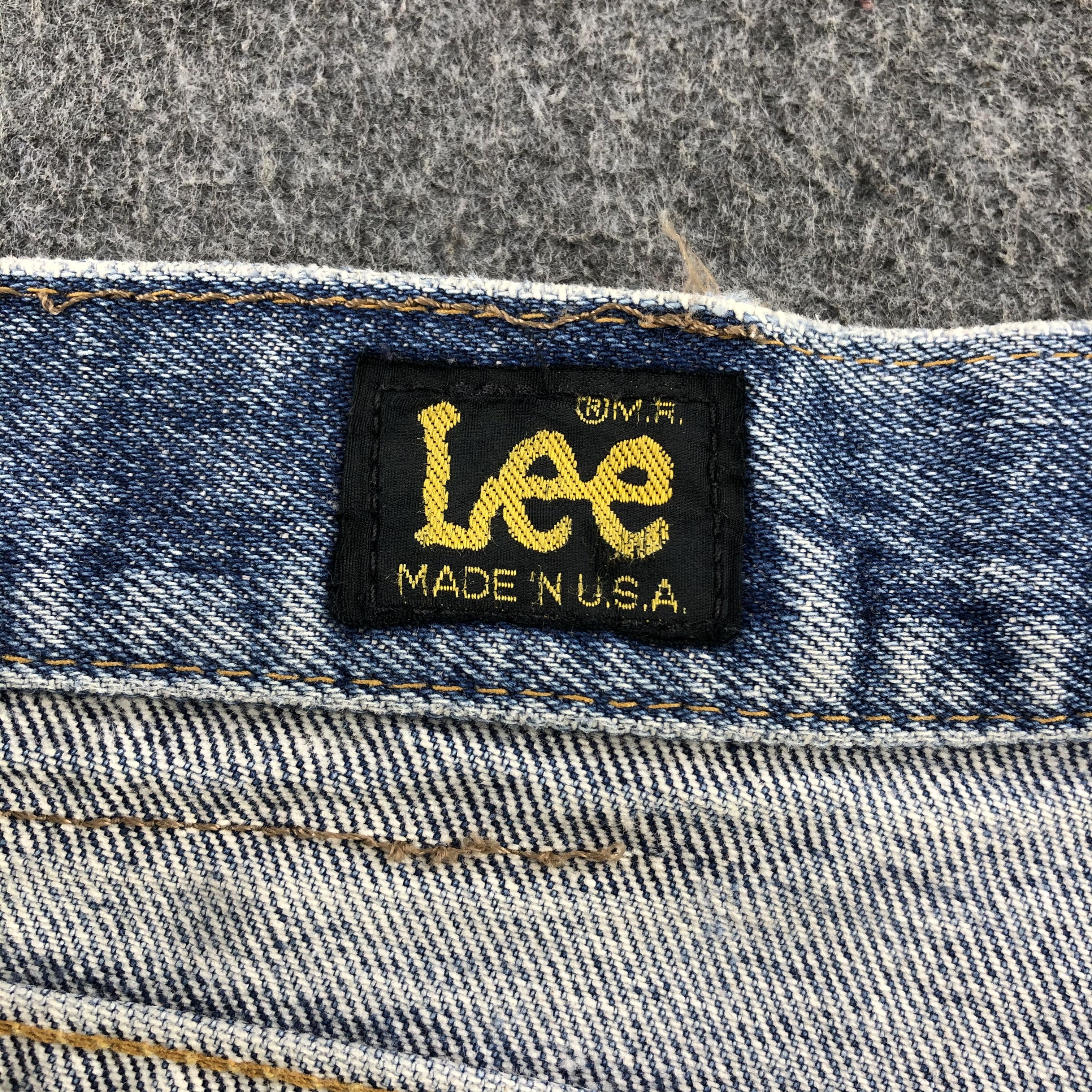 Lee Vintage Blue Wash Lee Jeans-J1847 Size US 32 / EU 48 - 15 Thumbnail