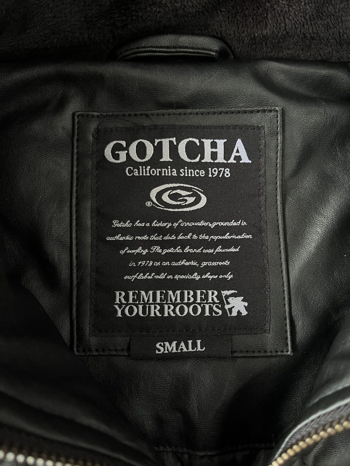 KMRii Japanese GOTCHA Faux Leather Quilted Jacket Punk style Size US S / EU 44-46 / 1 - 12 Thumbnail