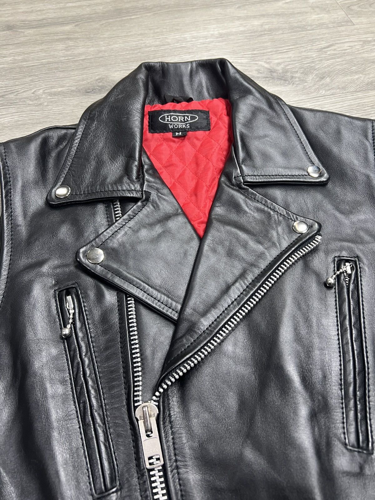 Leather Vintage Leather Biker Vest Motorcycle Moto Women’s Size S M Size M / US 6-8 / IT 42-44 - 5 Thumbnail