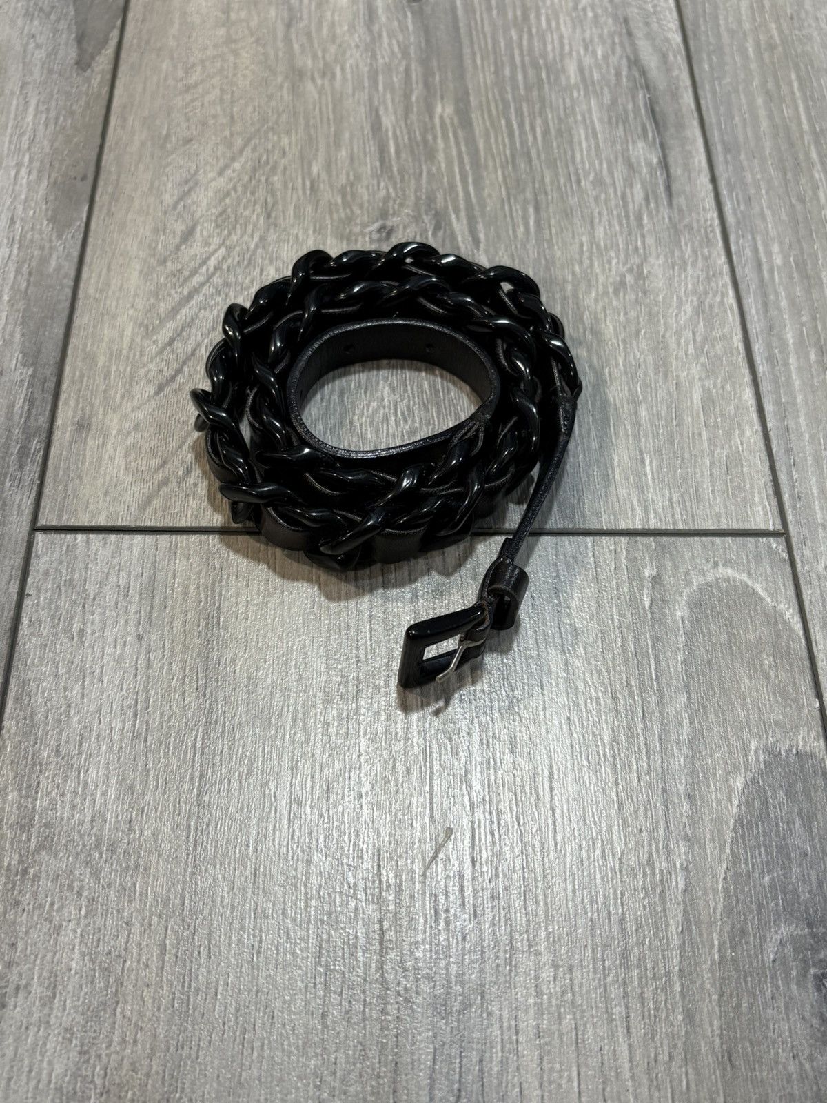 Prada SS96 Plastic Rocker Belt