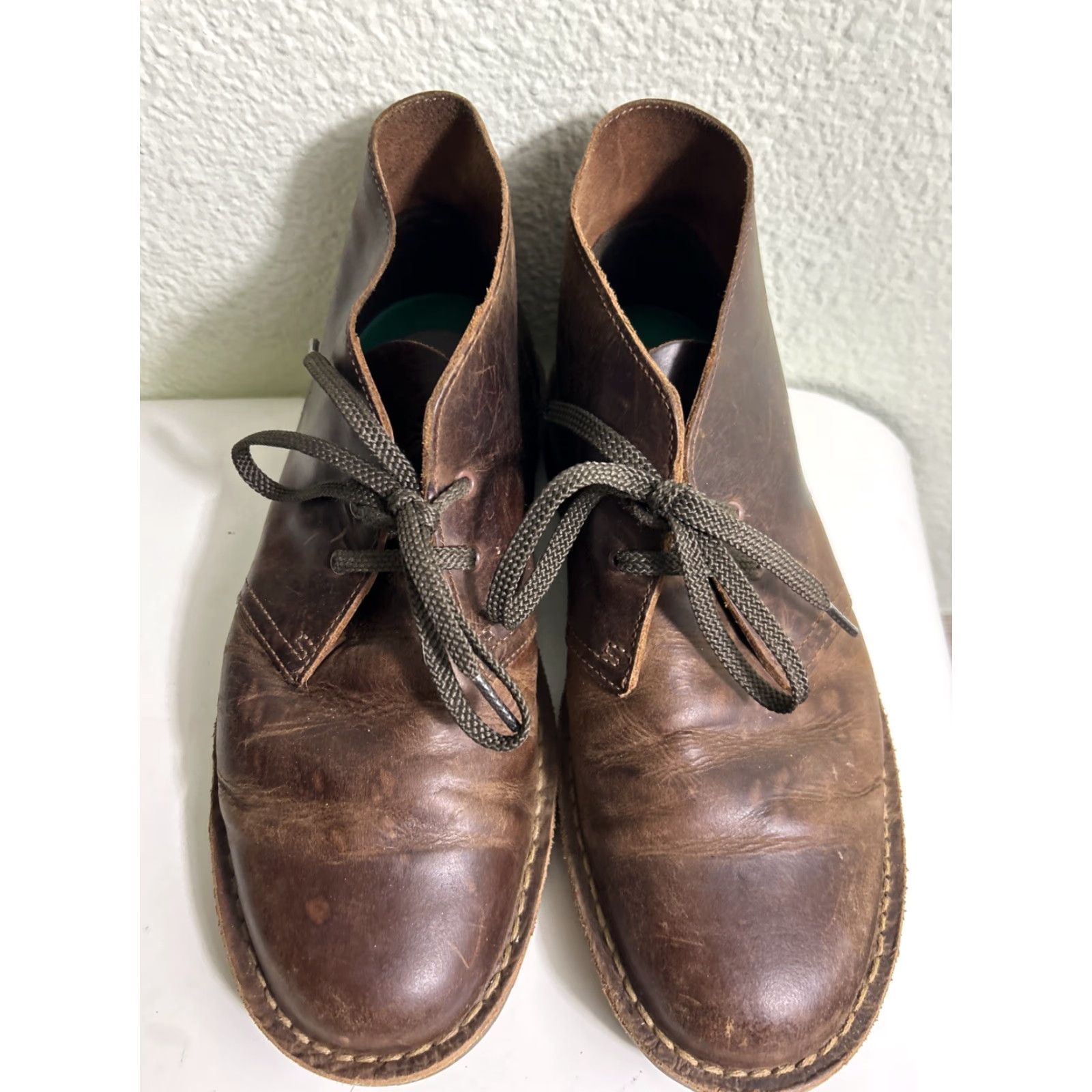 Clarks Clarks Bushacre 15522 Brown Leather Chukka Boots Men Size 7.5 M Size US 8 / EU 41 - 7 Thumbnail
