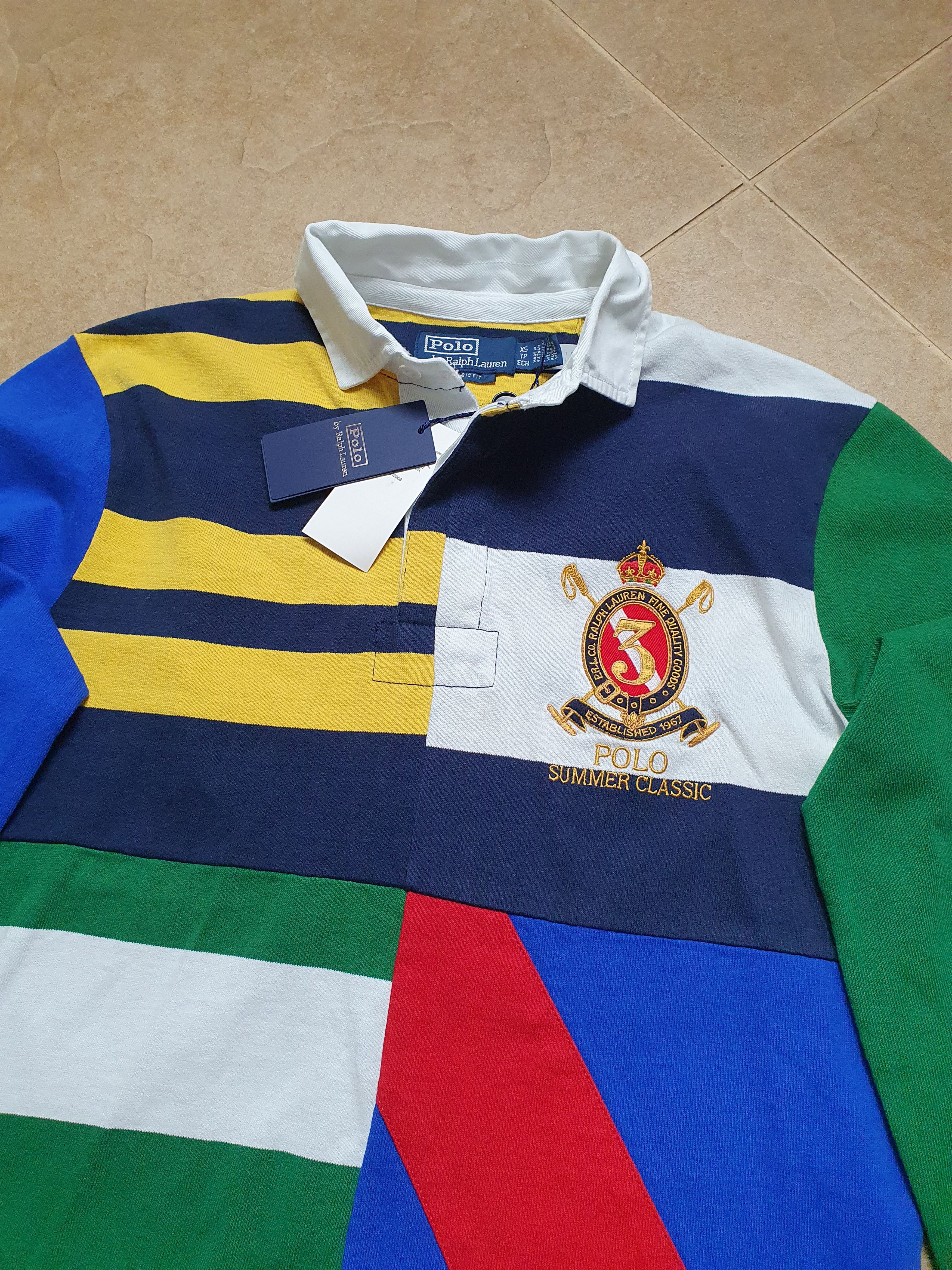 Polo Ralph Lauren Vintage Sweater Polo Ralph Lauren Clissic Rugby jersey Size US XS / EU 42 / 0 - 2 Thumbnail