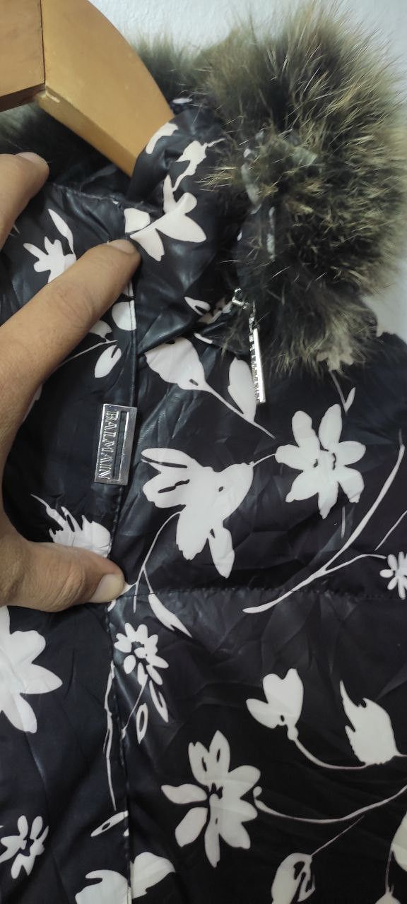 Balmain BALMAIN PARIS FLORAL PUFFER JACKET Size L / US 10 / IT 46 - 12 Thumbnail