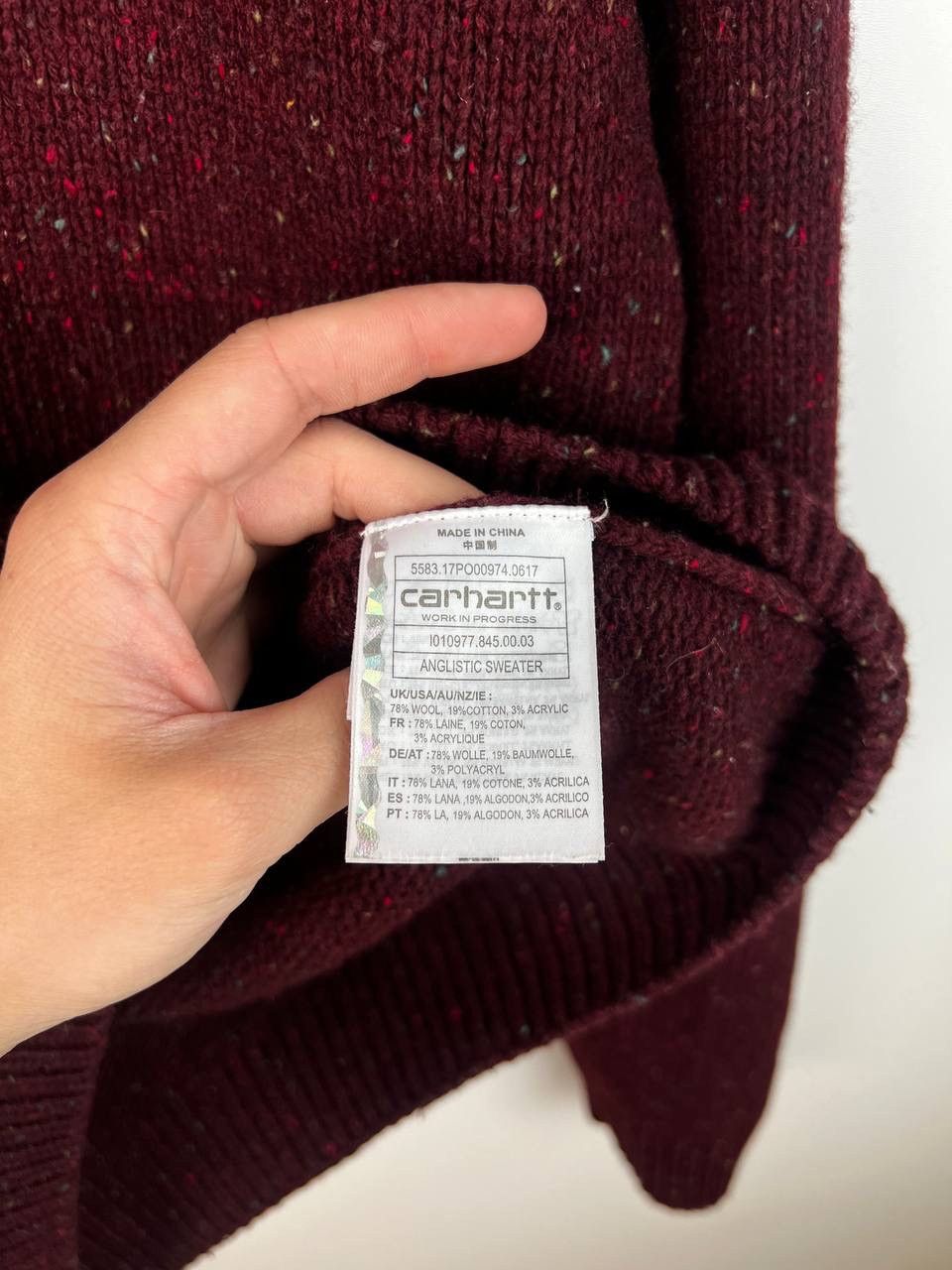 Carhartt Carhartt streetwear wool sweaters size M Size US M / EU 48-50 / 2 - 3 Thumbnail
