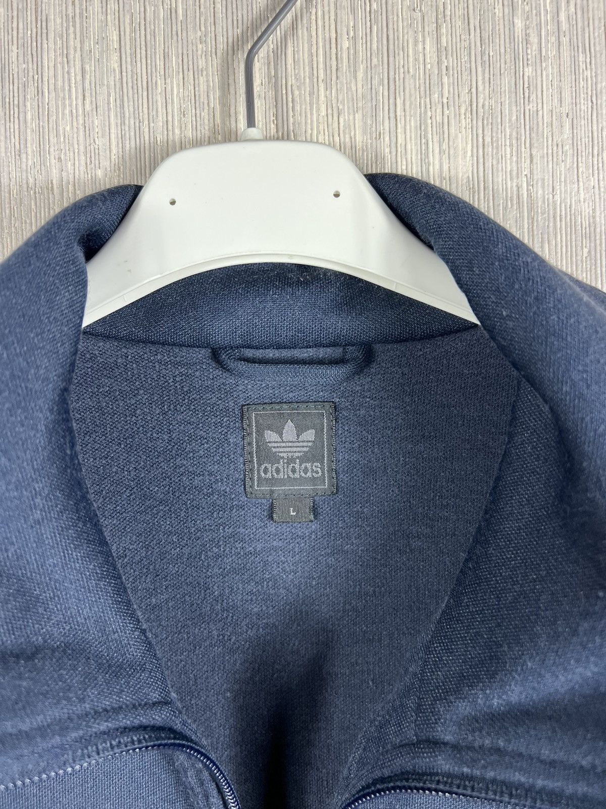 Adidas Vintage Adidas Scotland y2k navy zip track hoodie blokecore Size US L / EU 52-54 / 3 - 17 Thumbnail