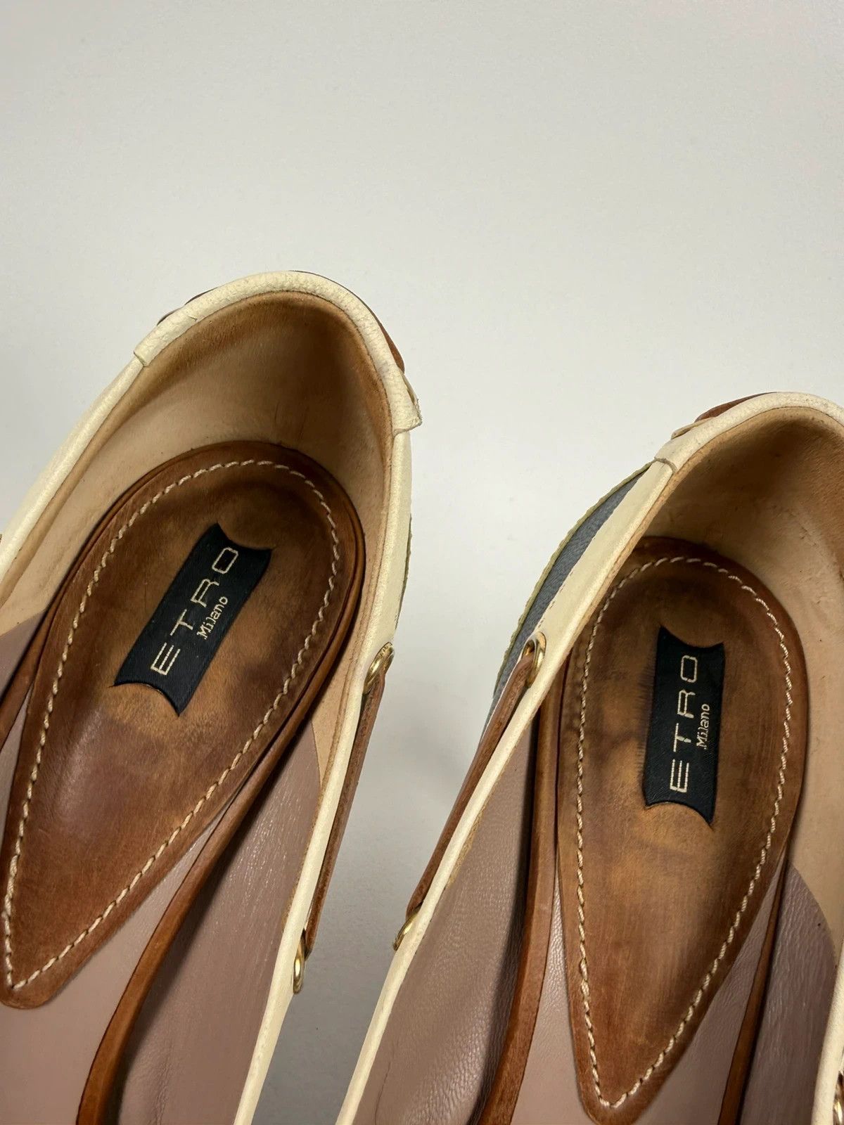 Etro Etro Milano Heels Top-Siders Leather size 39.5 Size US 9.5 / IT 39.5 - 5 Thumbnail