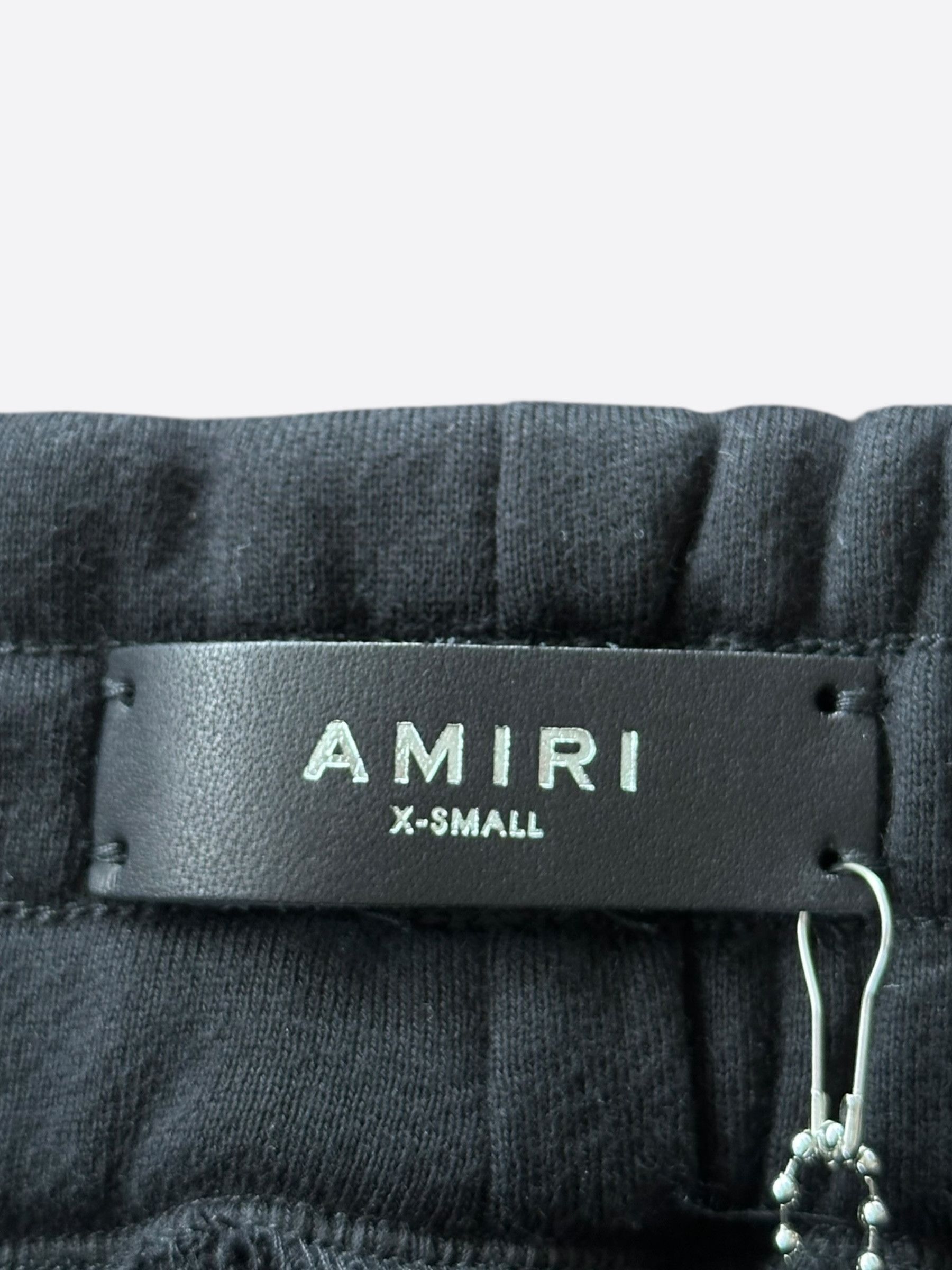 Amiri Amiri Black & Cheetah MA Logo Sweatpants Size US 28 / EU 44 - 3 Thumbnail