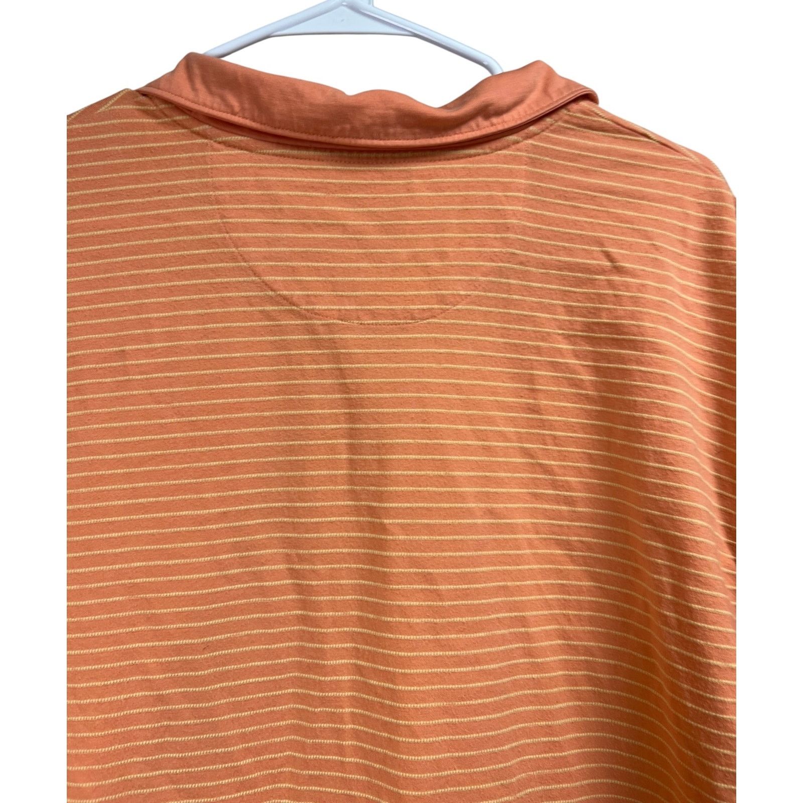 UNTUCKit Untuckit Men's XL Polo Shirt Short Sleeve Orange Yellow Size US XL / EU 56 / 4 - 8 Thumbnail