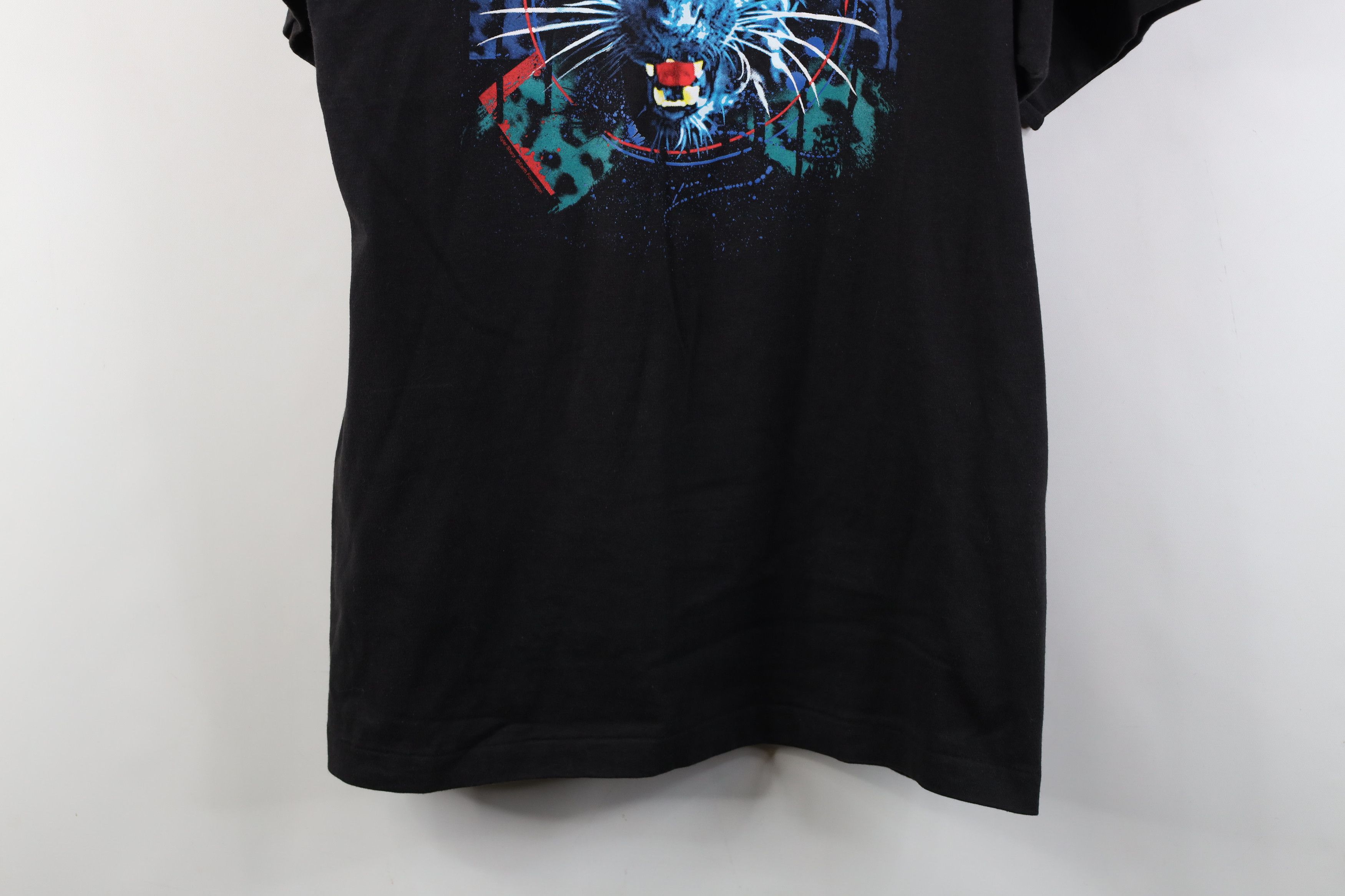 Vintage Vintage 90s Earth Day Black Panther Short Sleeve T-Shirt USA Size US M / EU 48-50 / 2 - 3 Thumbnail