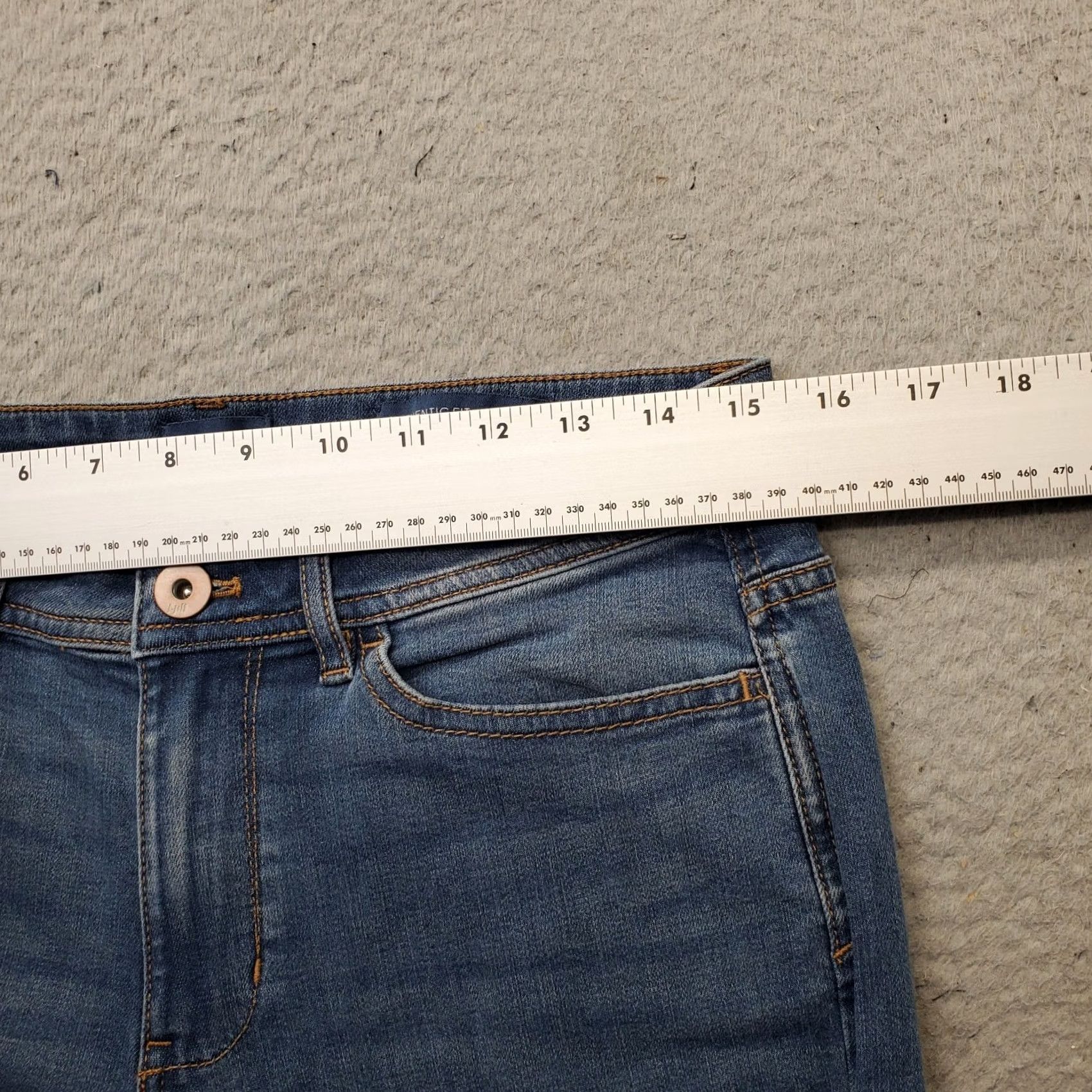 J. Jill J. Jill Jeans Women 6 Blue Denim Stretch Ankle Button Skinny 5-Pocket Design Outdoor Size 6 Womens Modern Fit Size 28" / US 6 / IT 42 - 7 Thumbnail