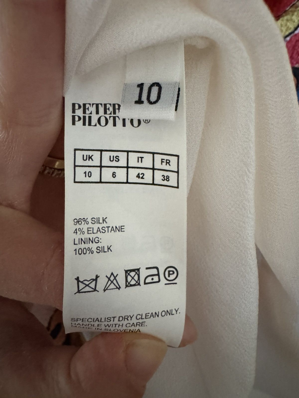 Peter Pilotto Peter Pilotto Fall 2018 Silk Dress Size M / US 6-8 / IT 42-44 - 4 Thumbnail