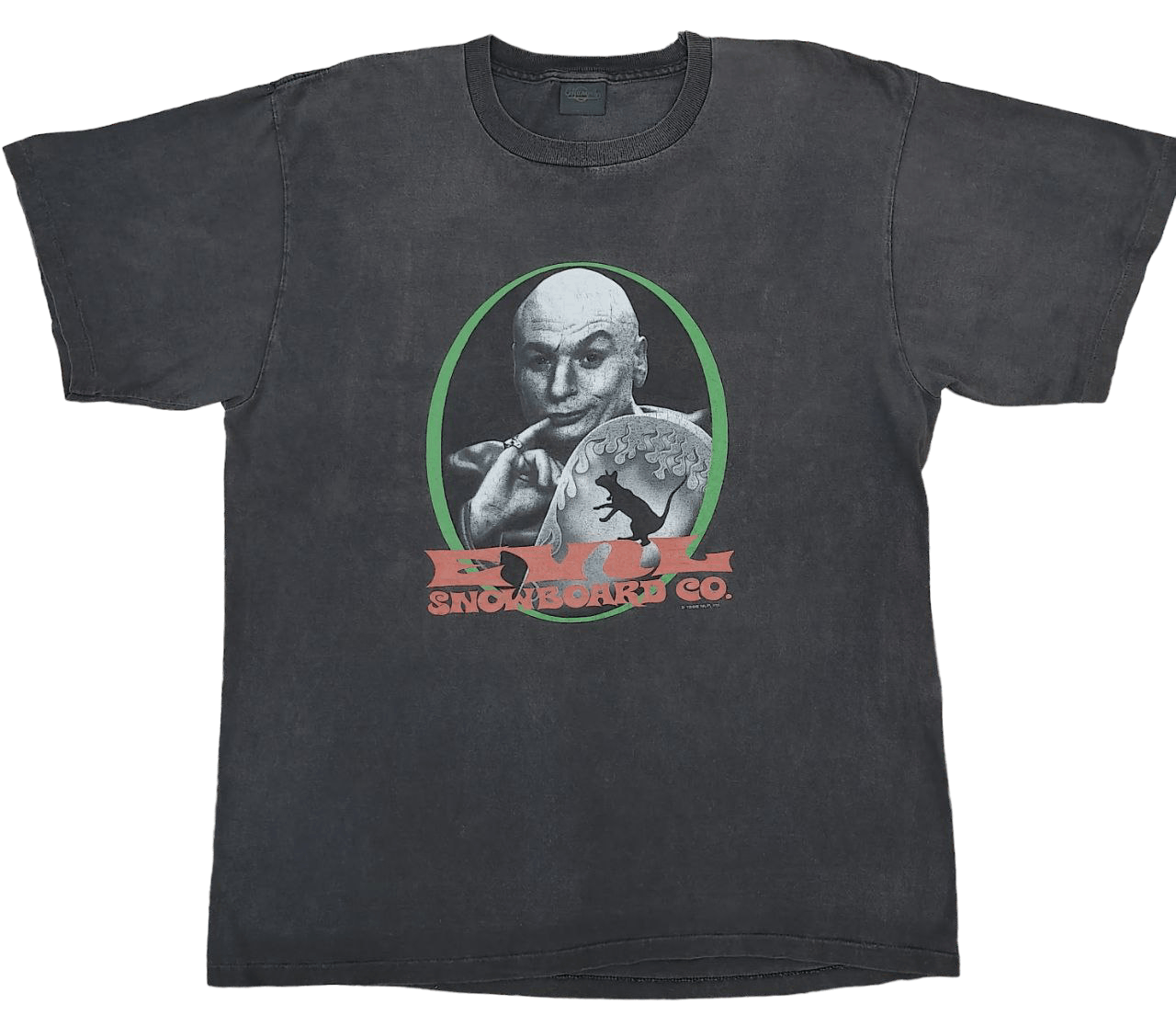 image of 1998 Vintage Austin Power Dr Evil Movie T in Black, Men's (Size XL)