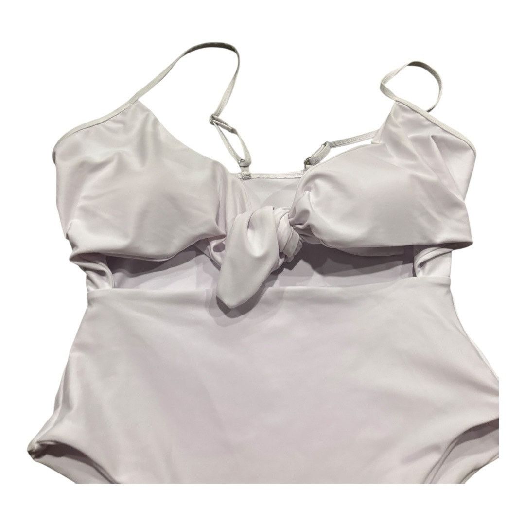 Shein SHEIN White Swimsuit Tie Front Size L Size L / US 10 / IT 46 - 4 Thumbnail
