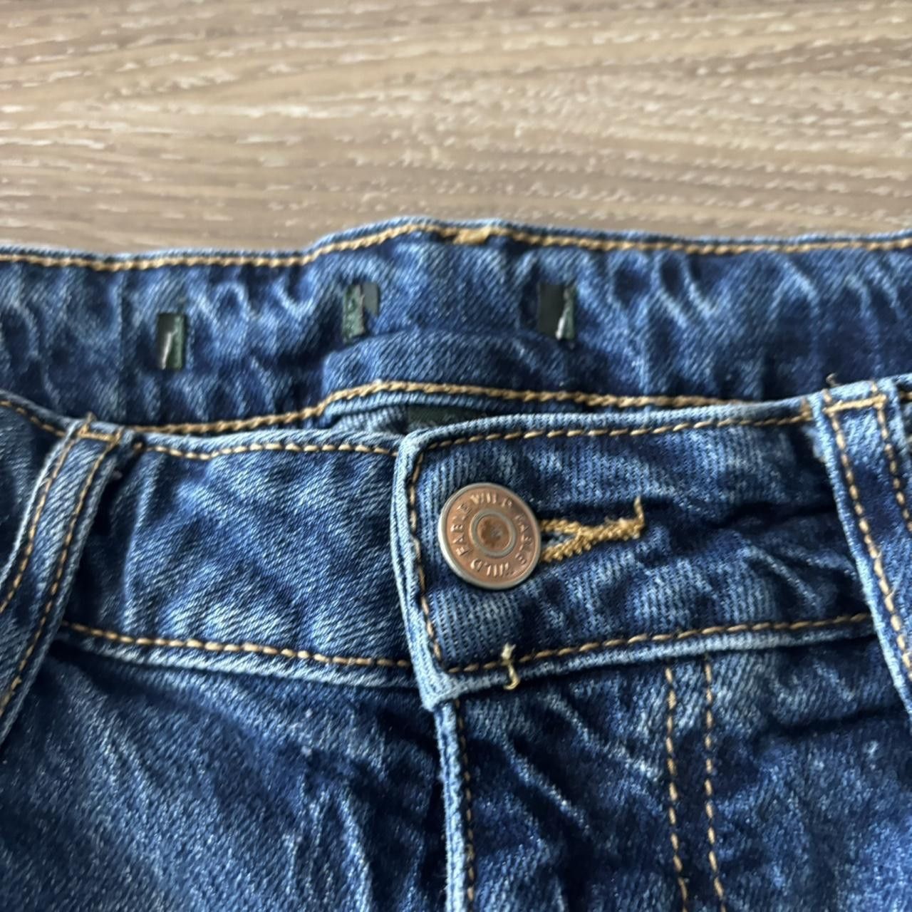 Japanese Brand Crazy Vintage Y2K/2000s Baggy Skater Style Wide Leg Distressed Denim Jeans! 30x31 Size US 30 / EU 46 - 7 Thumbnail