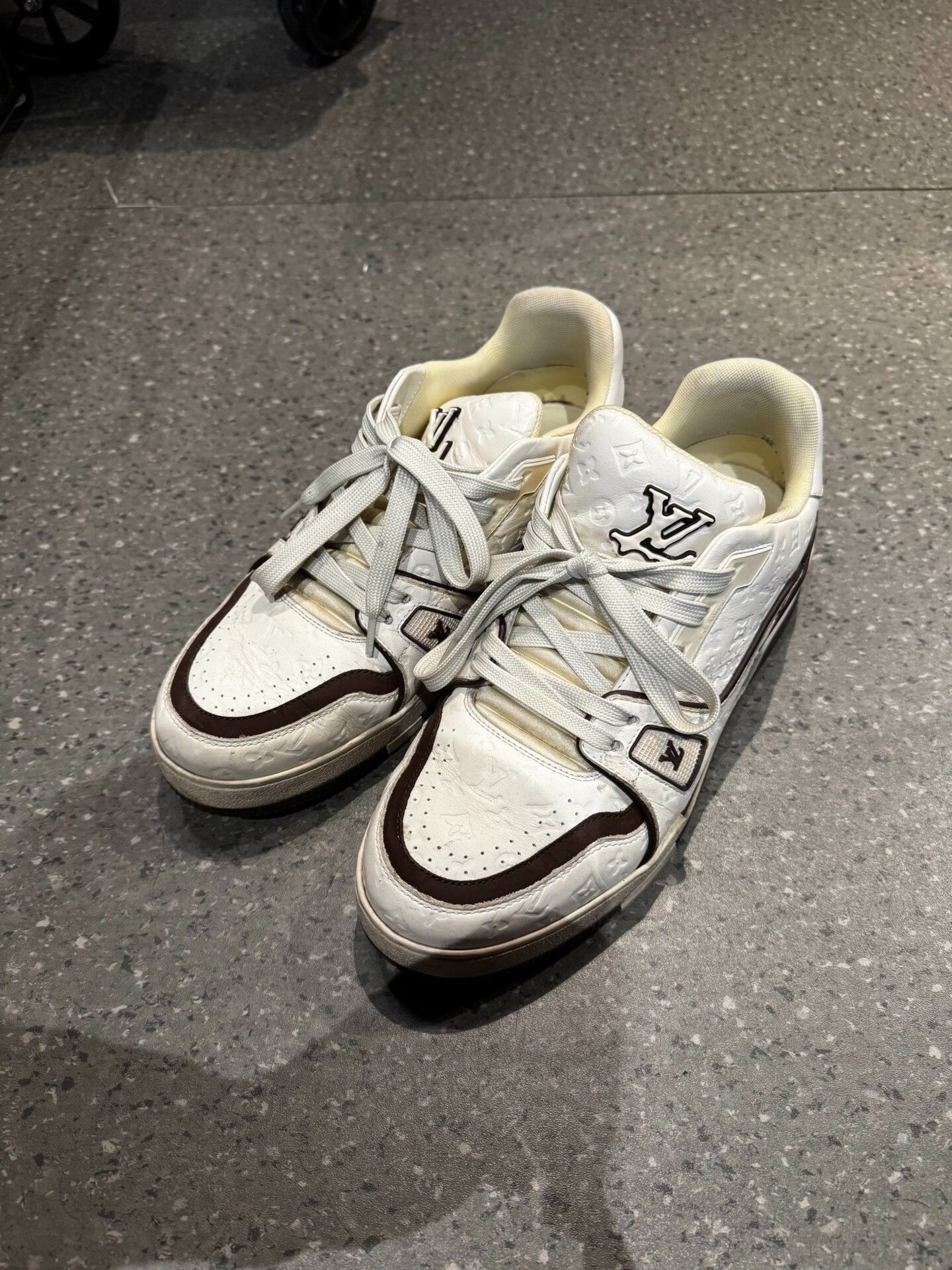 Louis Vuitton Louis Vuitton Trainer x Tyler White Brown Size US 6.5 / EU 39-40 - 1 Thumbnail