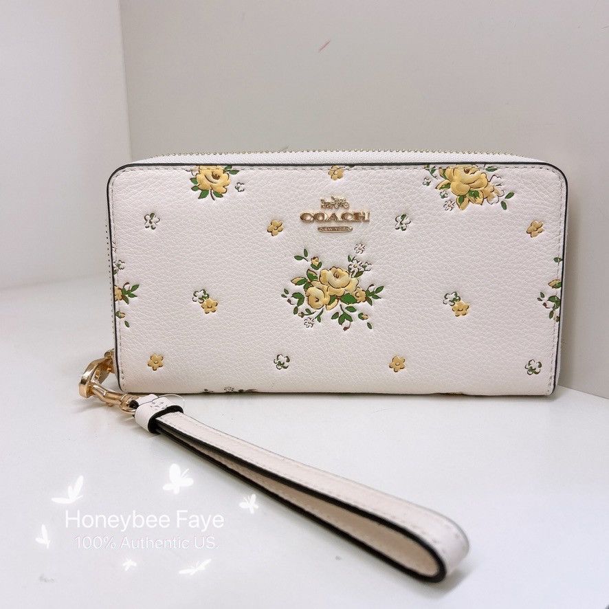 Coach Long Zip Around Wallet With Floral Print CAO89 Size ONE SIZE - 2 Thumbnail