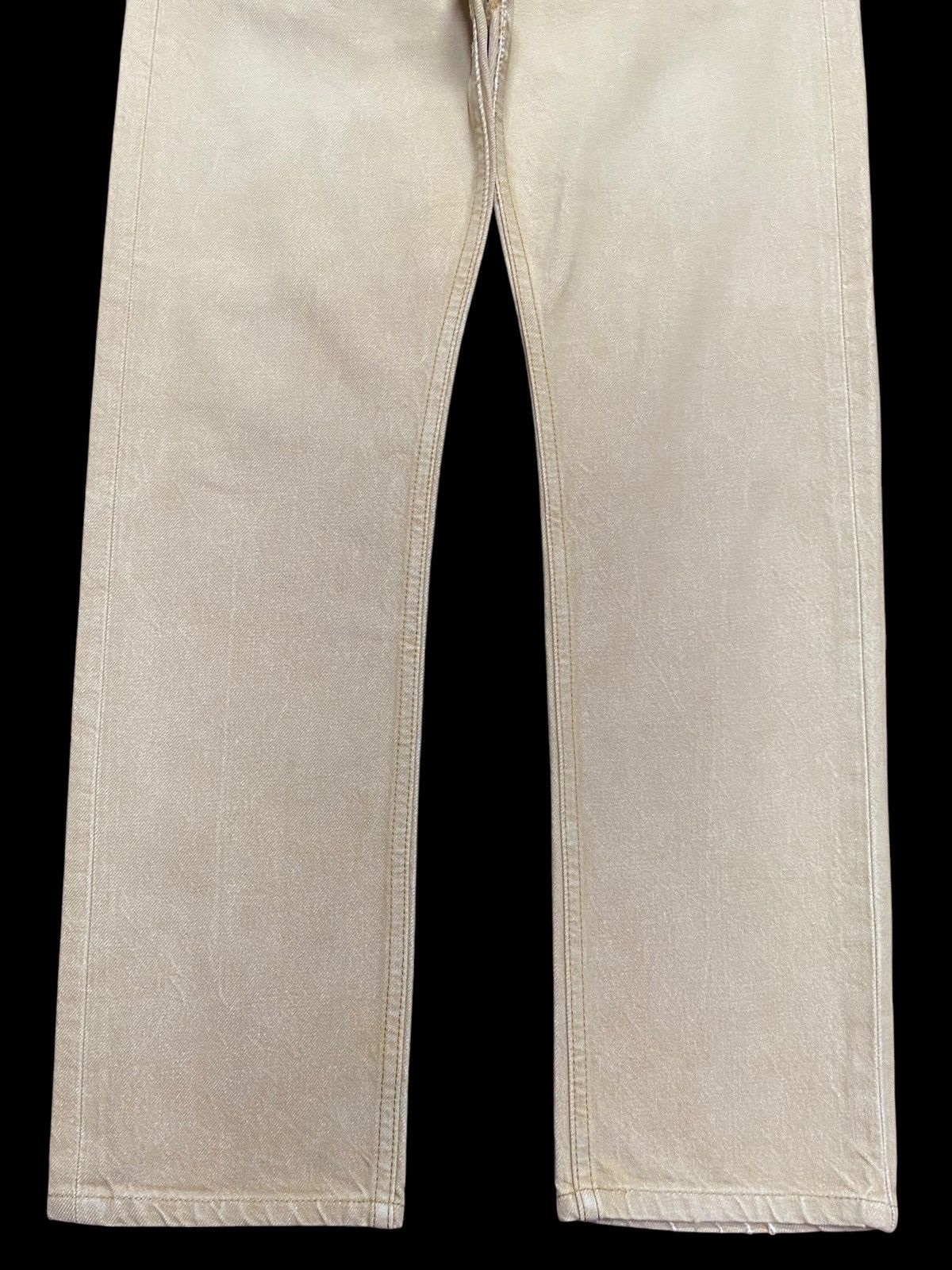 Levi's Levi's 505 cream denim jeans with a unique Size US 30 / EU 46 - 5 Thumbnail
