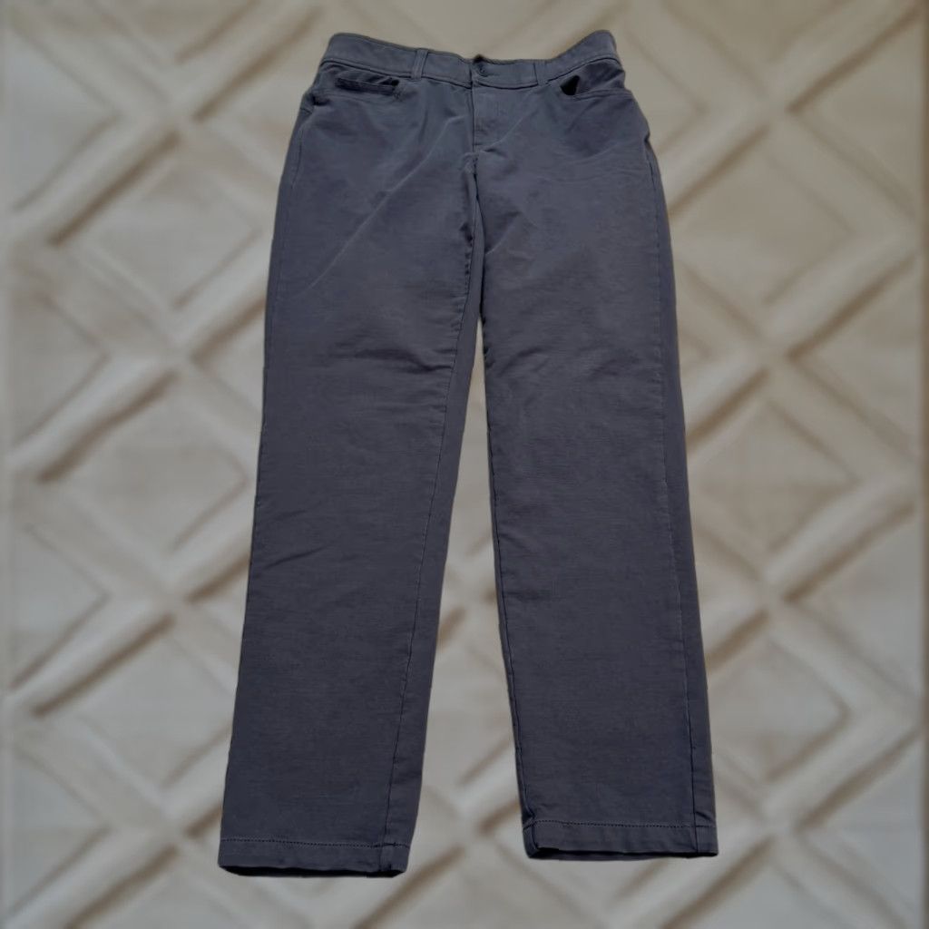 Orvis Orvis Straight Leg Cotton Trouser Womens 8 Dark Blue Flat Front Classic Casual Size 30" / US 8 / IT 44 - 1 Thumbnail