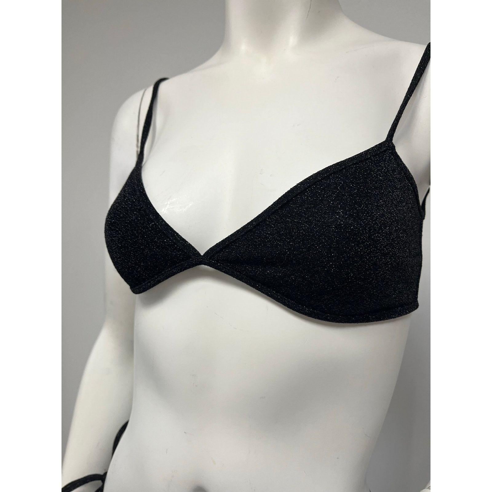 Balenciaga Authentic Balenciaga Metallic Glitter Triangle Bikini Set Size S / US 4 / IT 40 - 3 Thumbnail