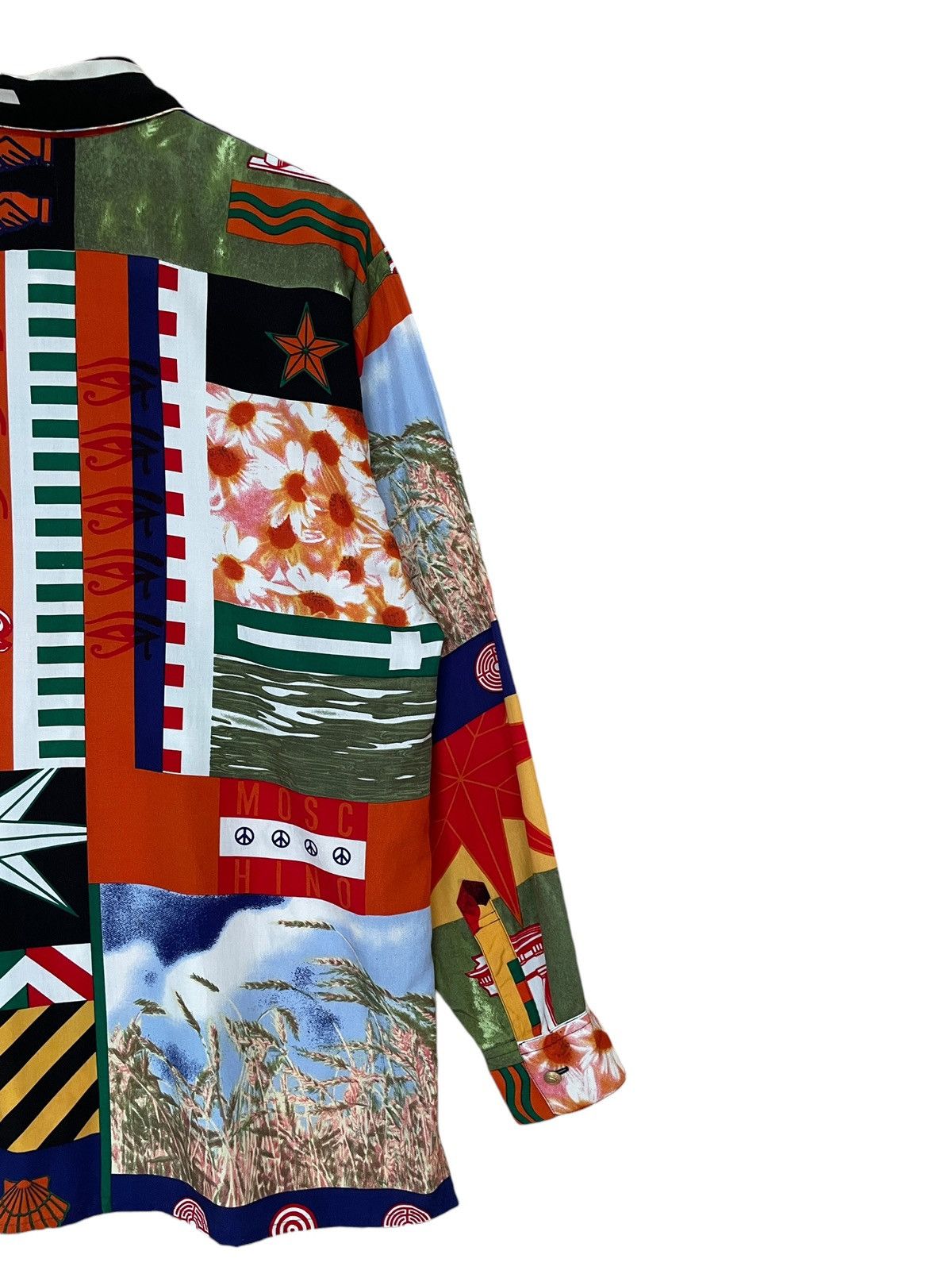 Moschino × Vintage Vintage Brand Moshino Full Print Shirt 1990s Size US M / EU 48-50 / 2 - 8 Thumbnail