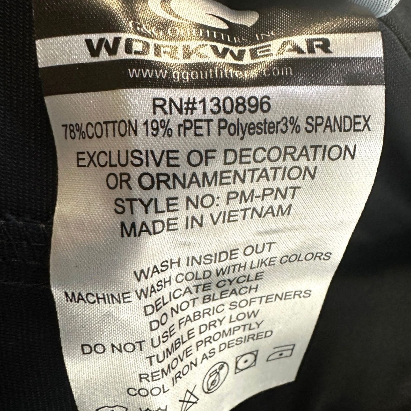 Vintage Pepsi Mens Cargo Pants 30X30 Black Flat Front Straight Leg Stretch Workwear NEW Mens Pants Black 30 Inseam 30 Coats? Size US 30 / EU 46 - 4 Thumbnail